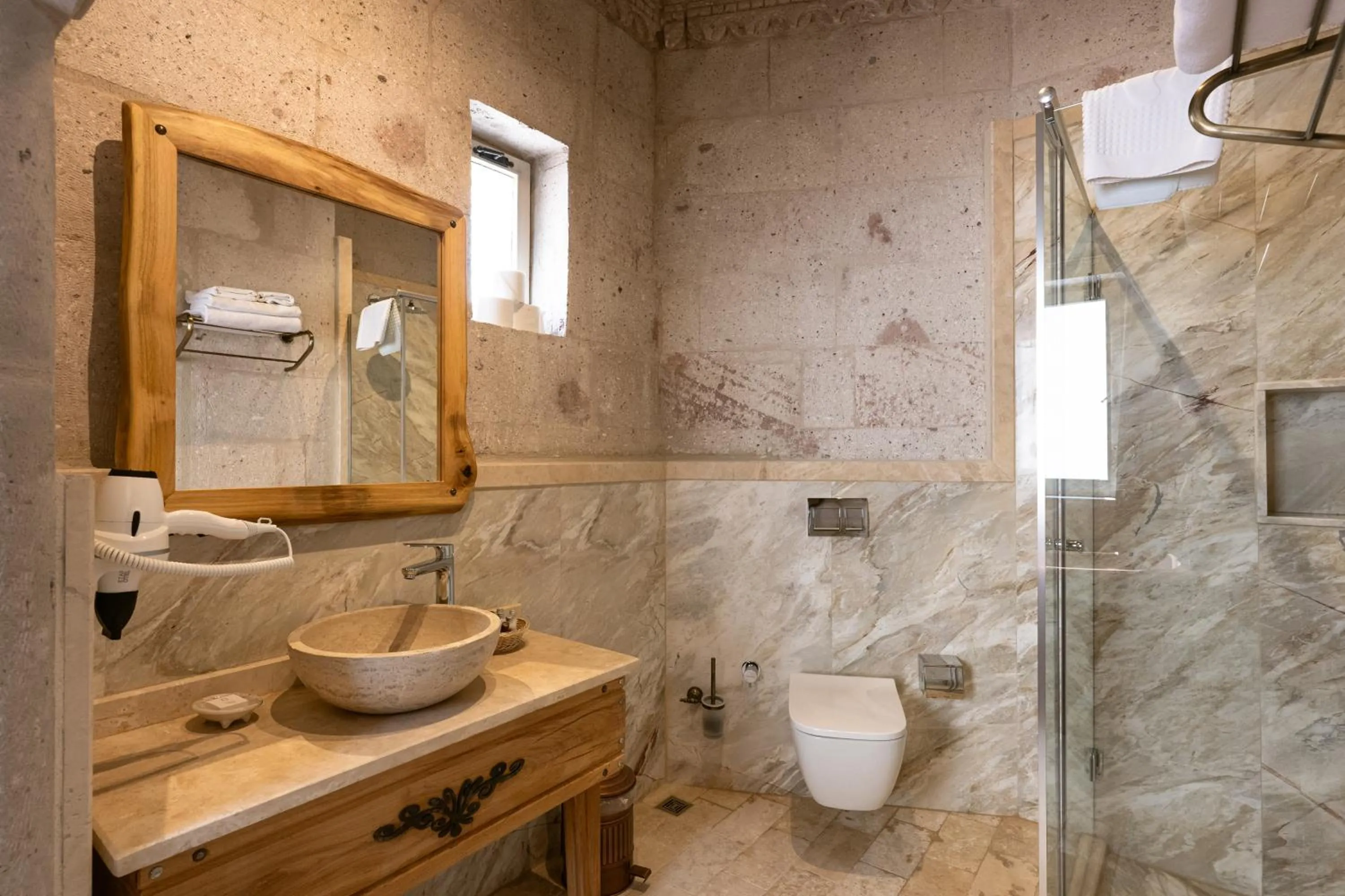 Shower in Cappadocia Cave Suites Adult Only