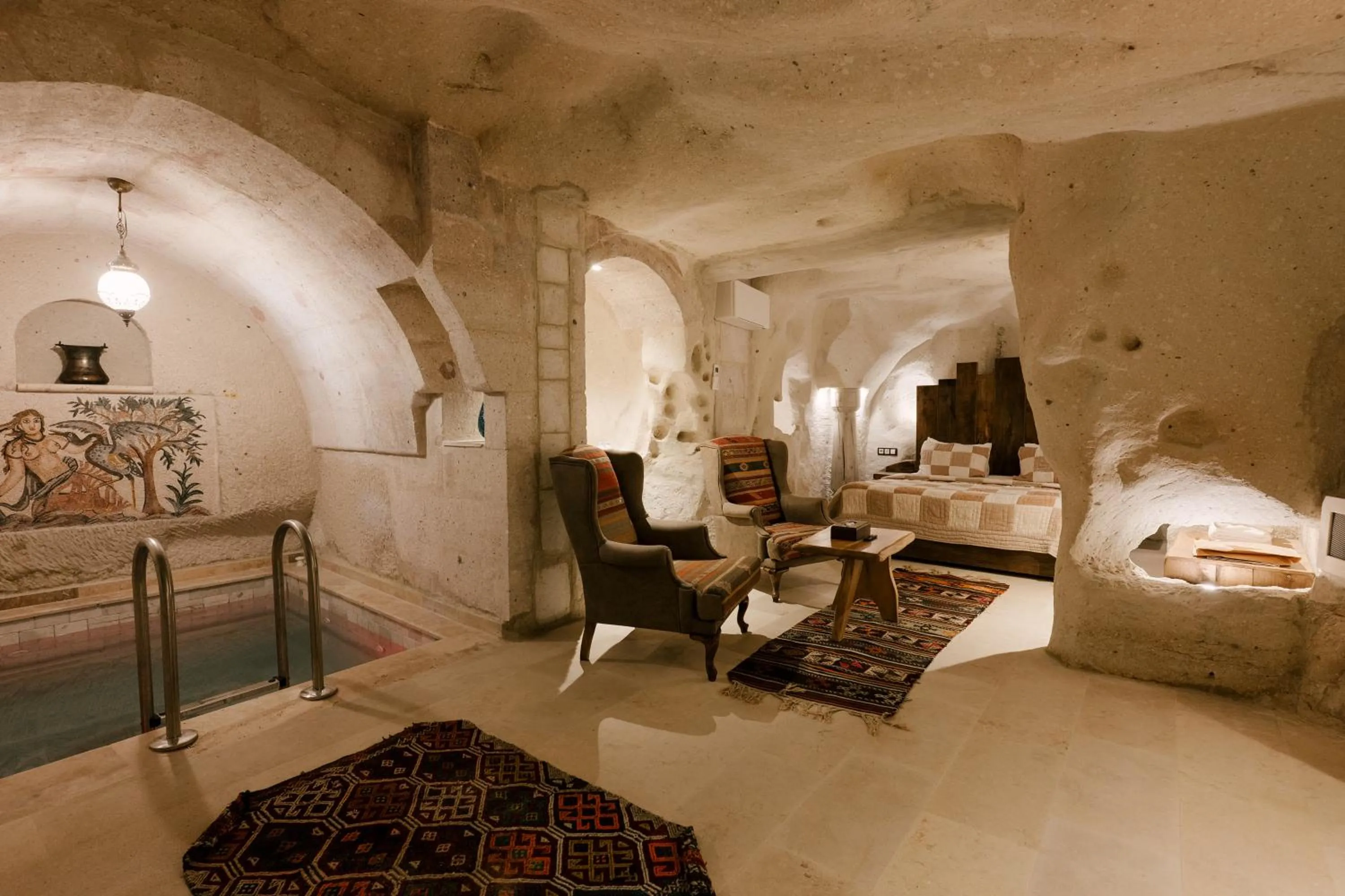 Seating area in Cappadocia Cave Suites Adult Only