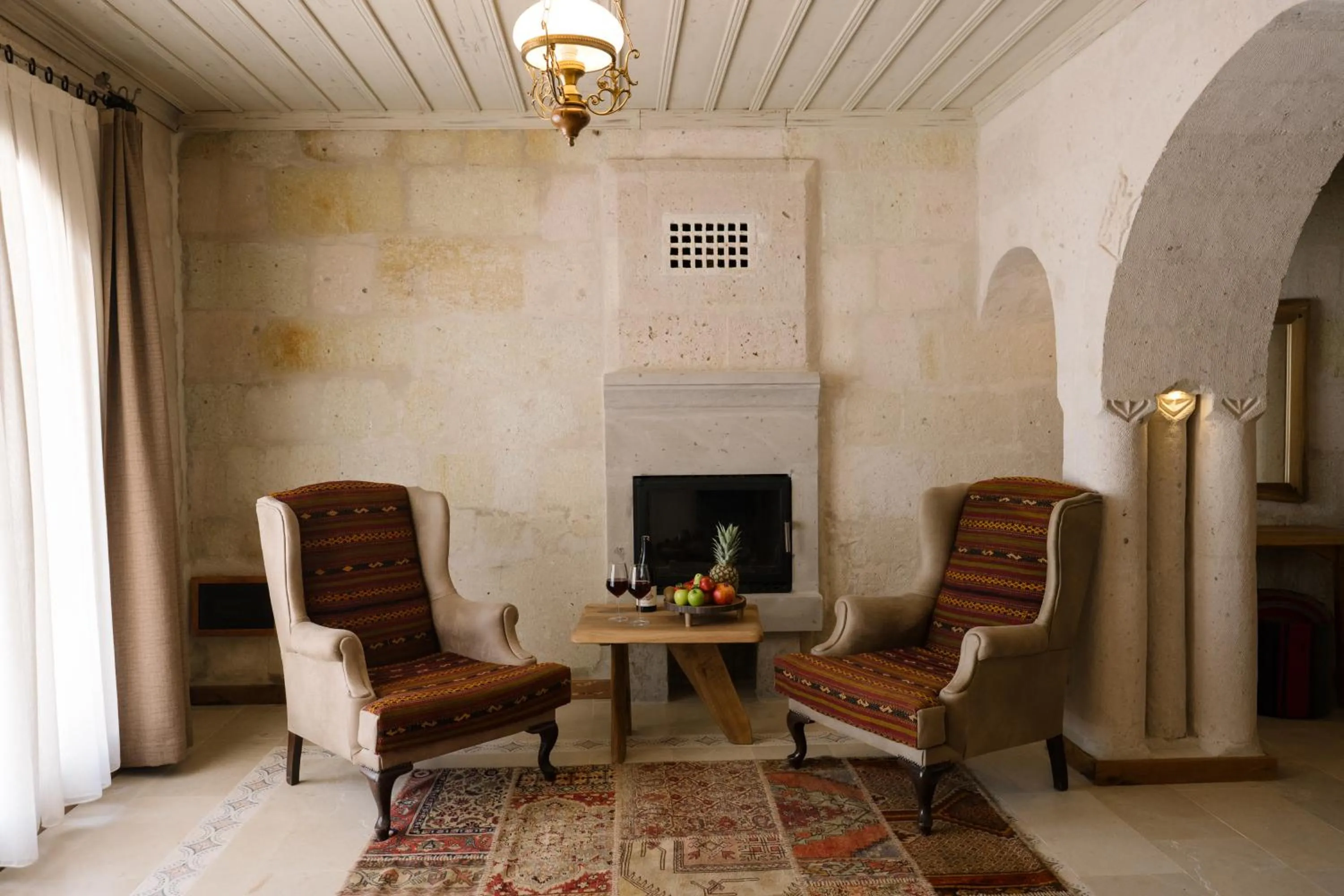 Seating area in Cappadocia Cave Suites Adult Only