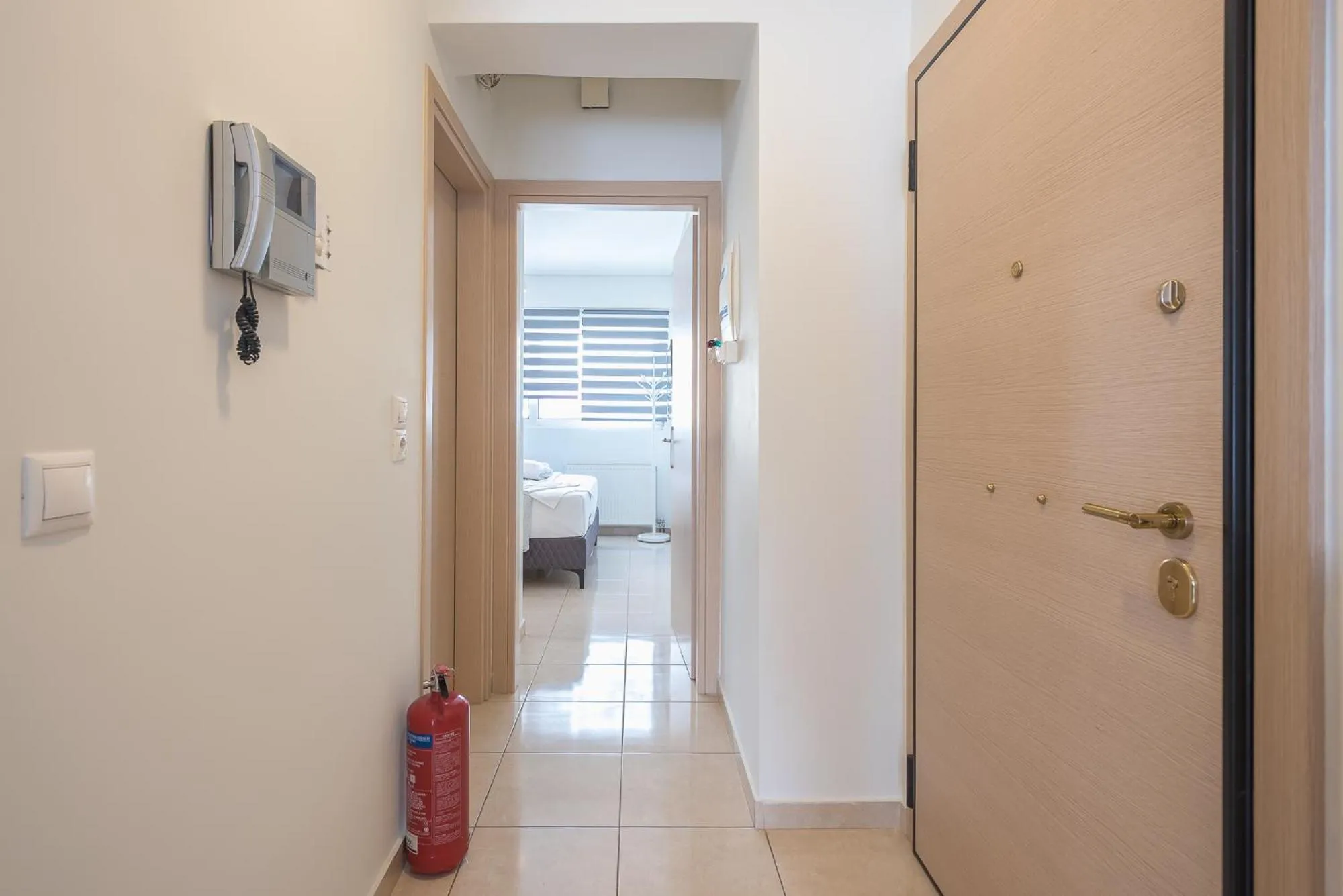 Facade/entrance in Elegant Home with Balcony by CloudKeys