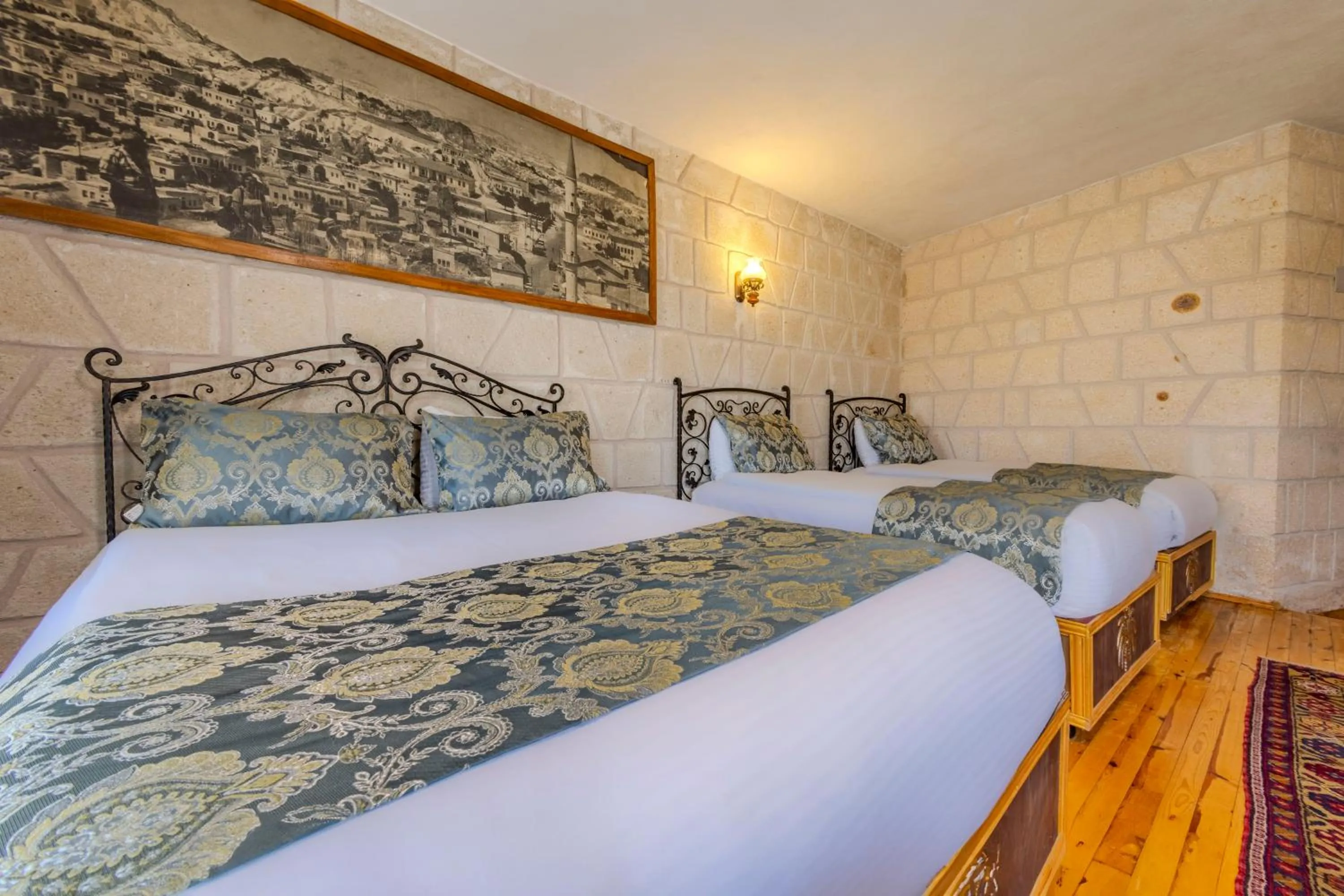 Bed in Ascension Cave Suites - Special Class