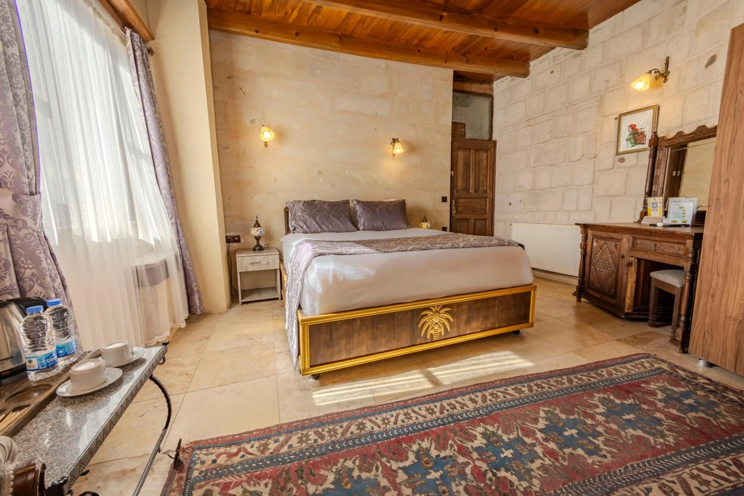 Bed in Ascension Cave Suites - Special Class