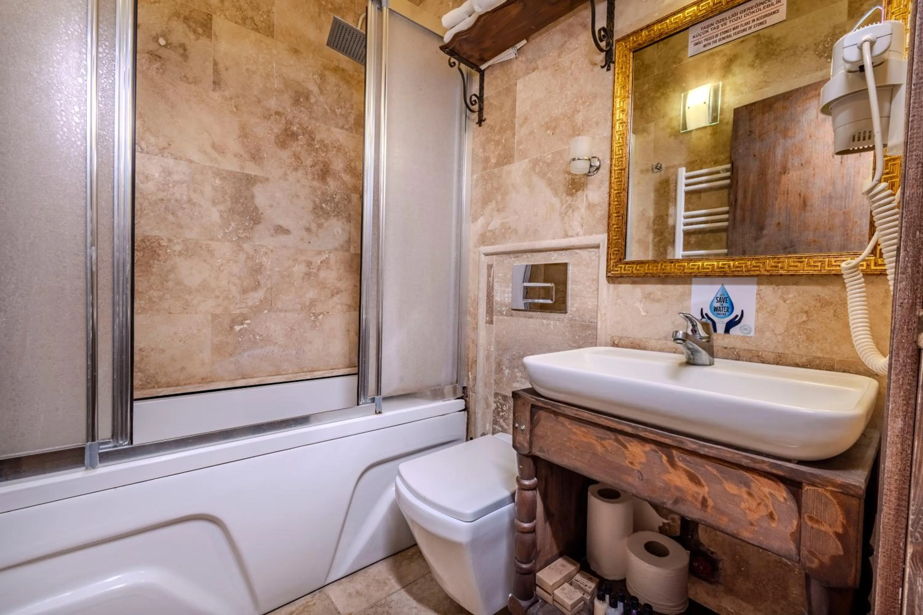 Shower in Ascension Cave Suites - Special Class