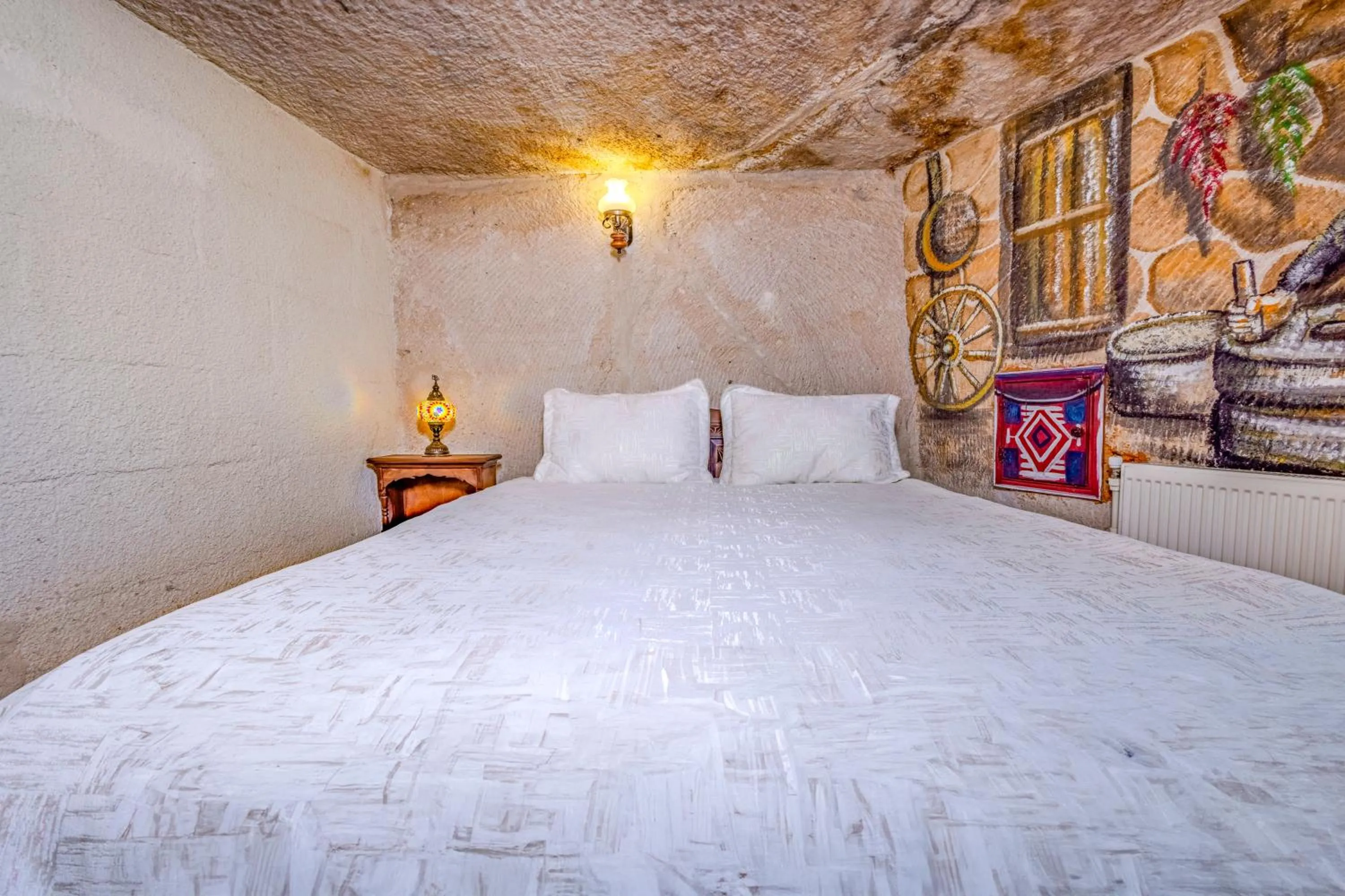 Bed in Ascension Cave Suites - Special Class