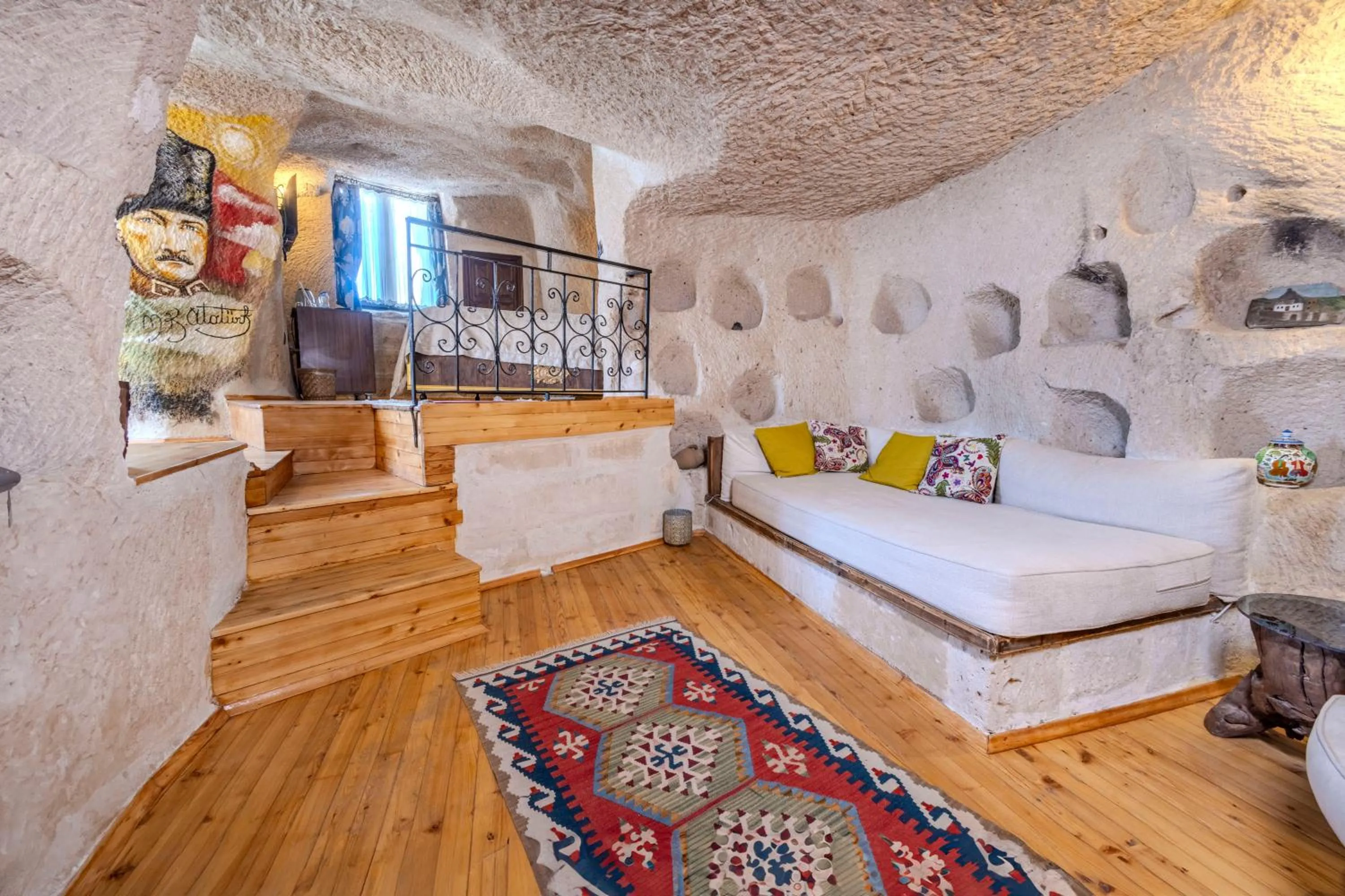 Bed in Ascension Cave Suites - Special Class