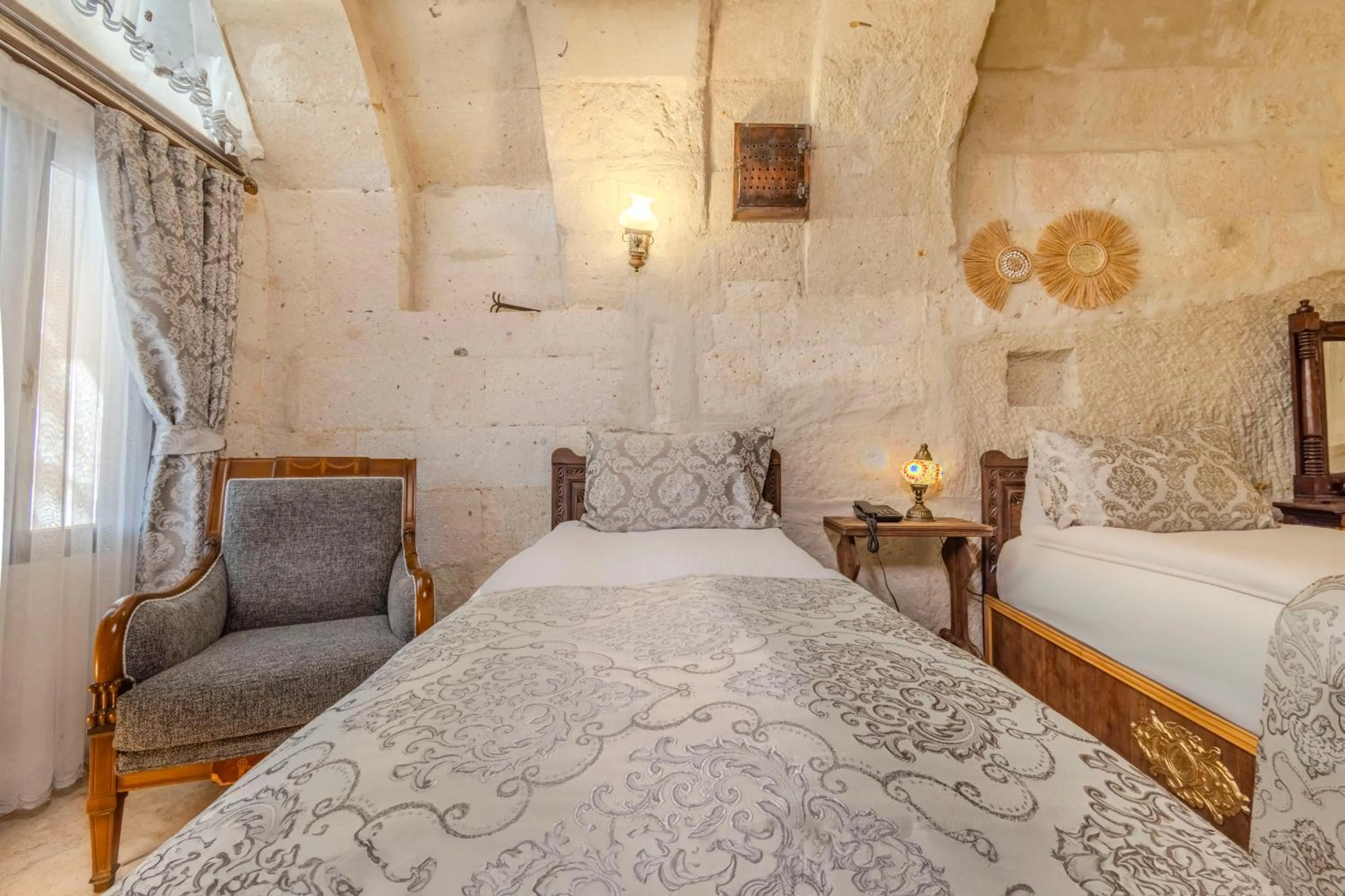 Bed in Ascension Cave Suites - Special Class