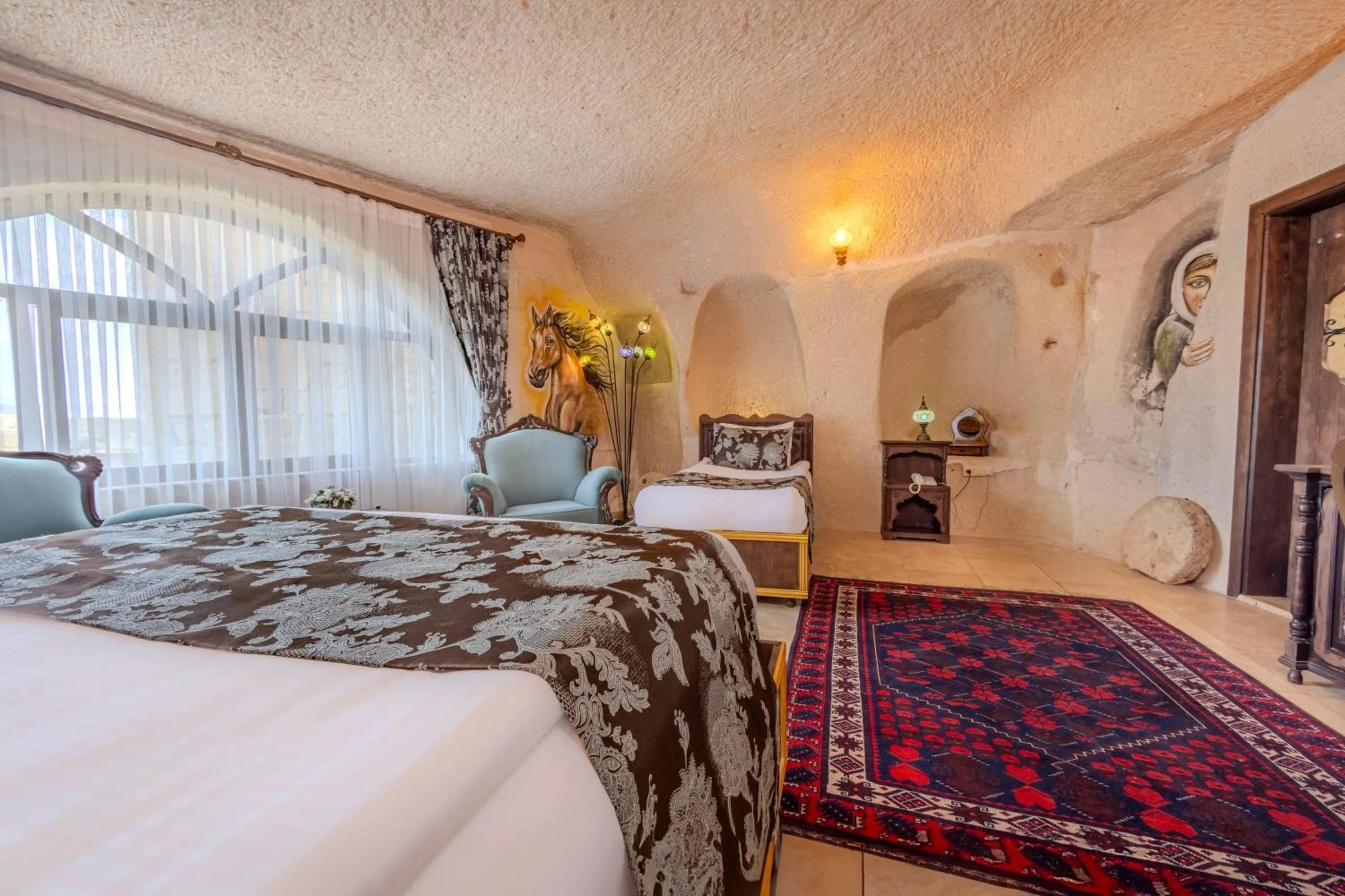 Bed in Ascension Cave Suites - Special Class