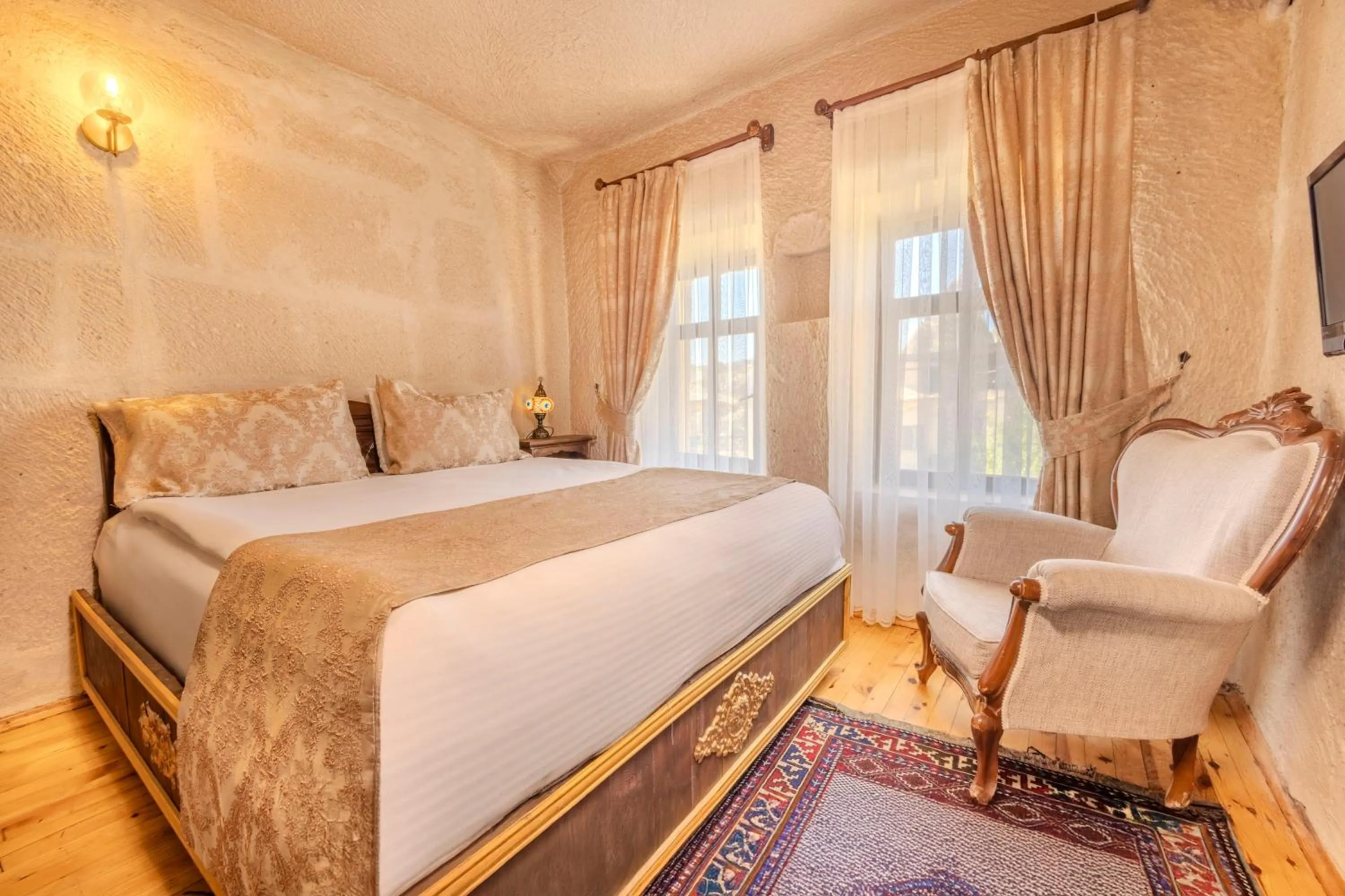 Bed in Ascension Cave Suites - Special Class