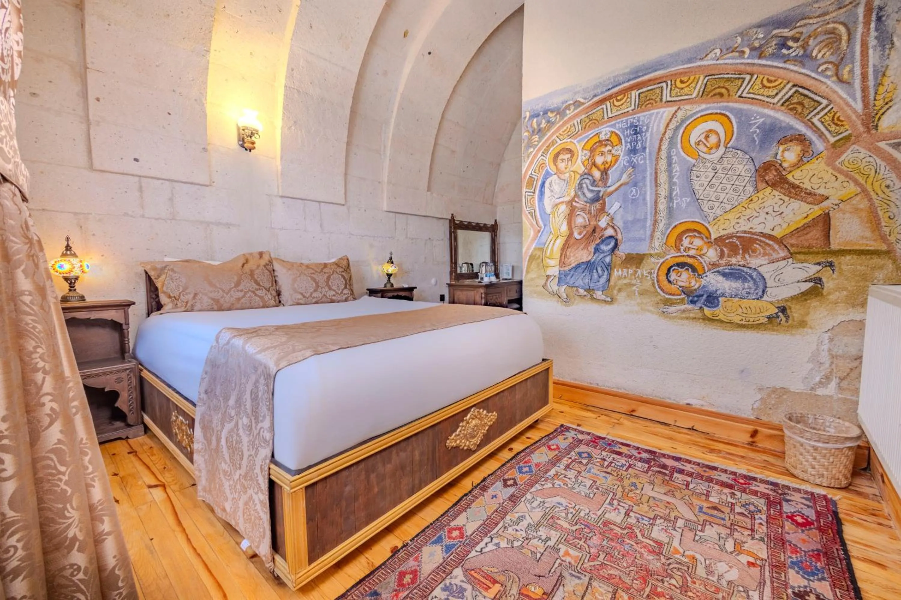 Bed in Ascension Cave Suites - Special Class