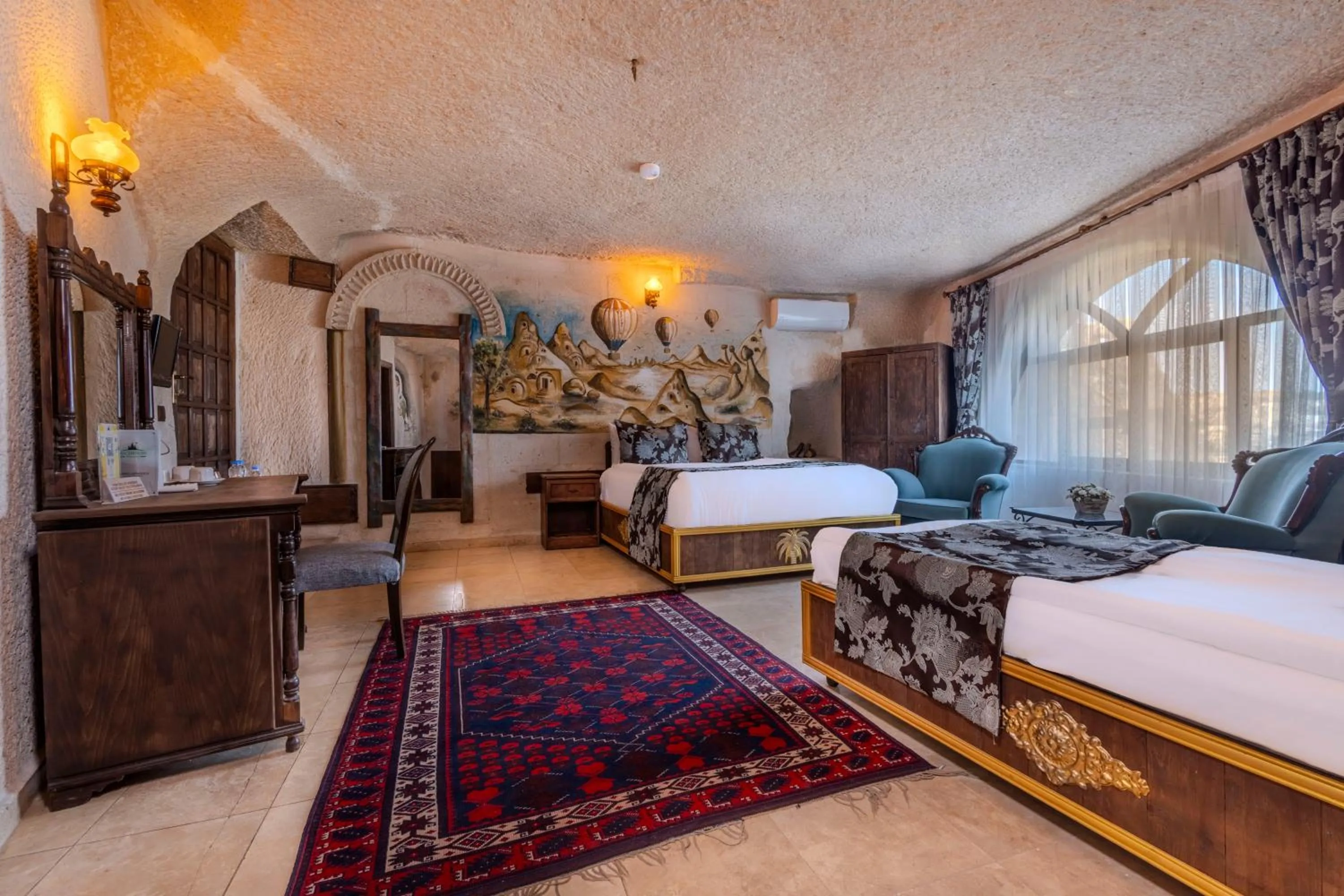 Bed in Ascension Cave Suites - Special Class