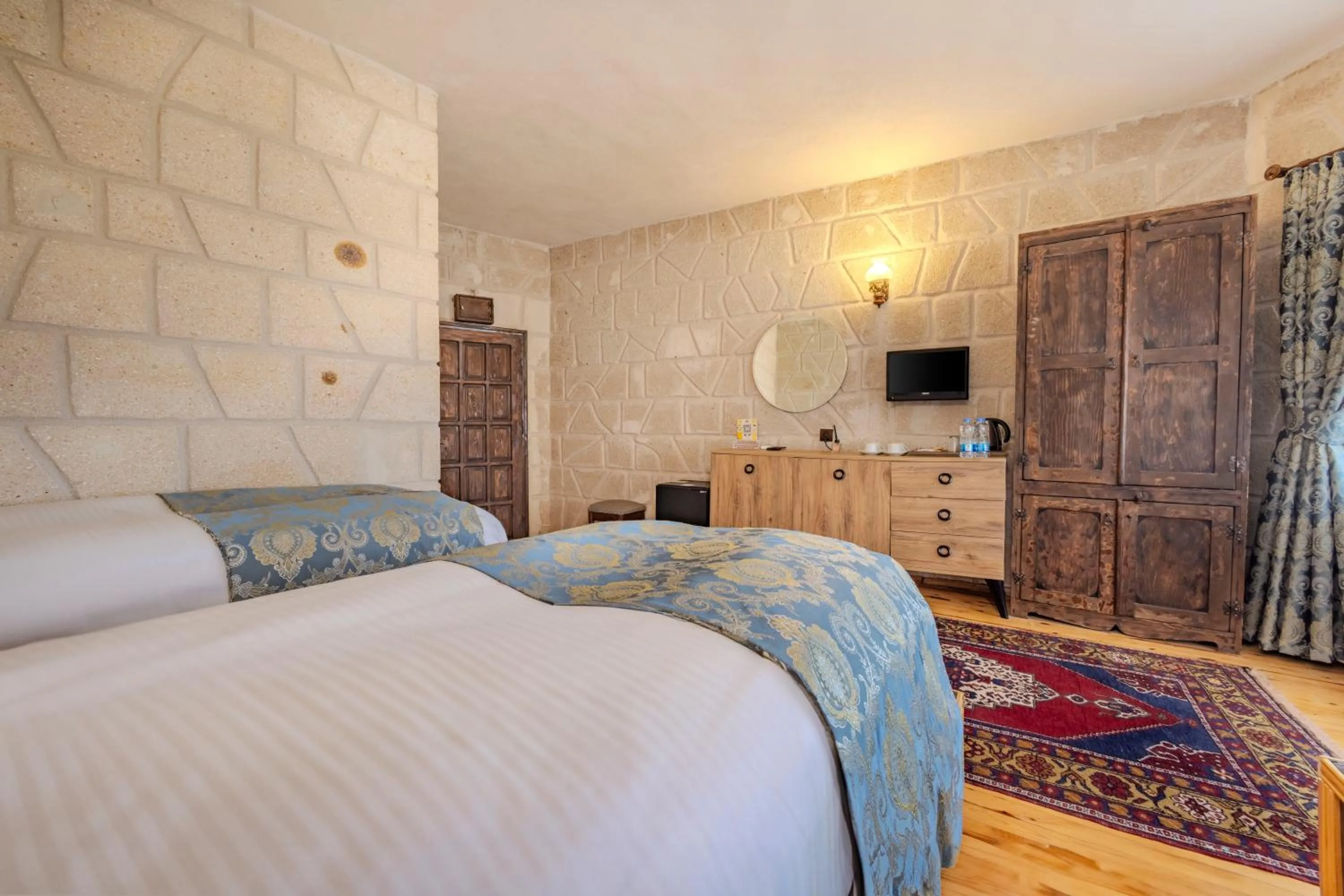 Bed in Ascension Cave Suites - Special Class