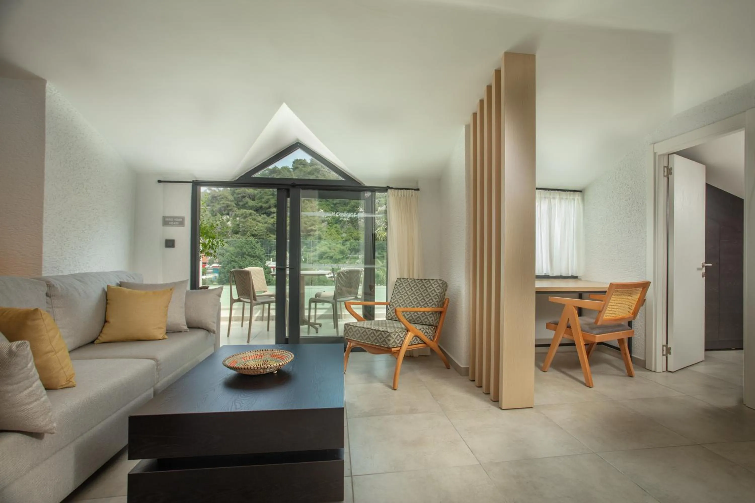 Seating area in Grand Aquarium