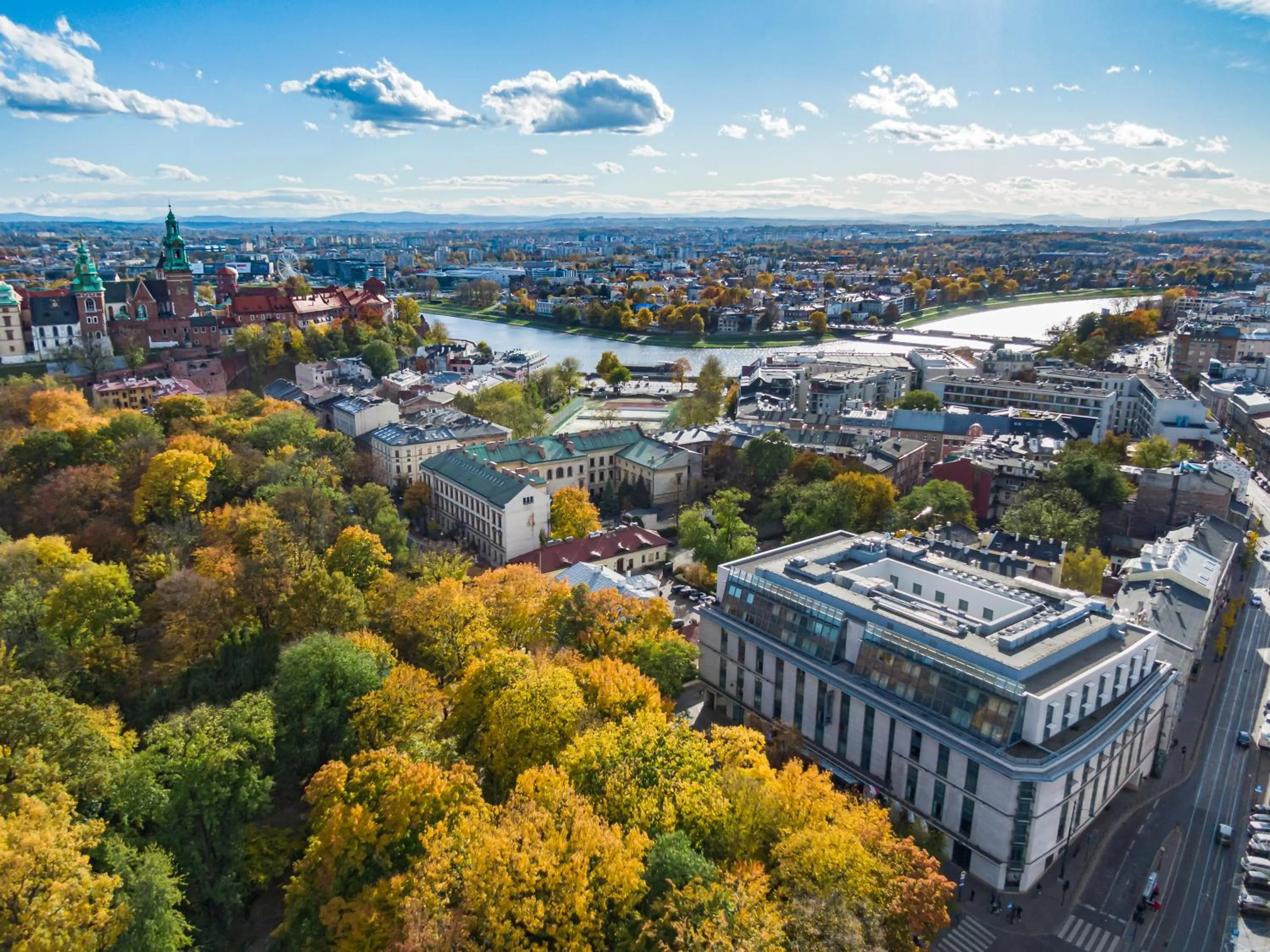 Property building in Radisson Blu Hotel Krakow