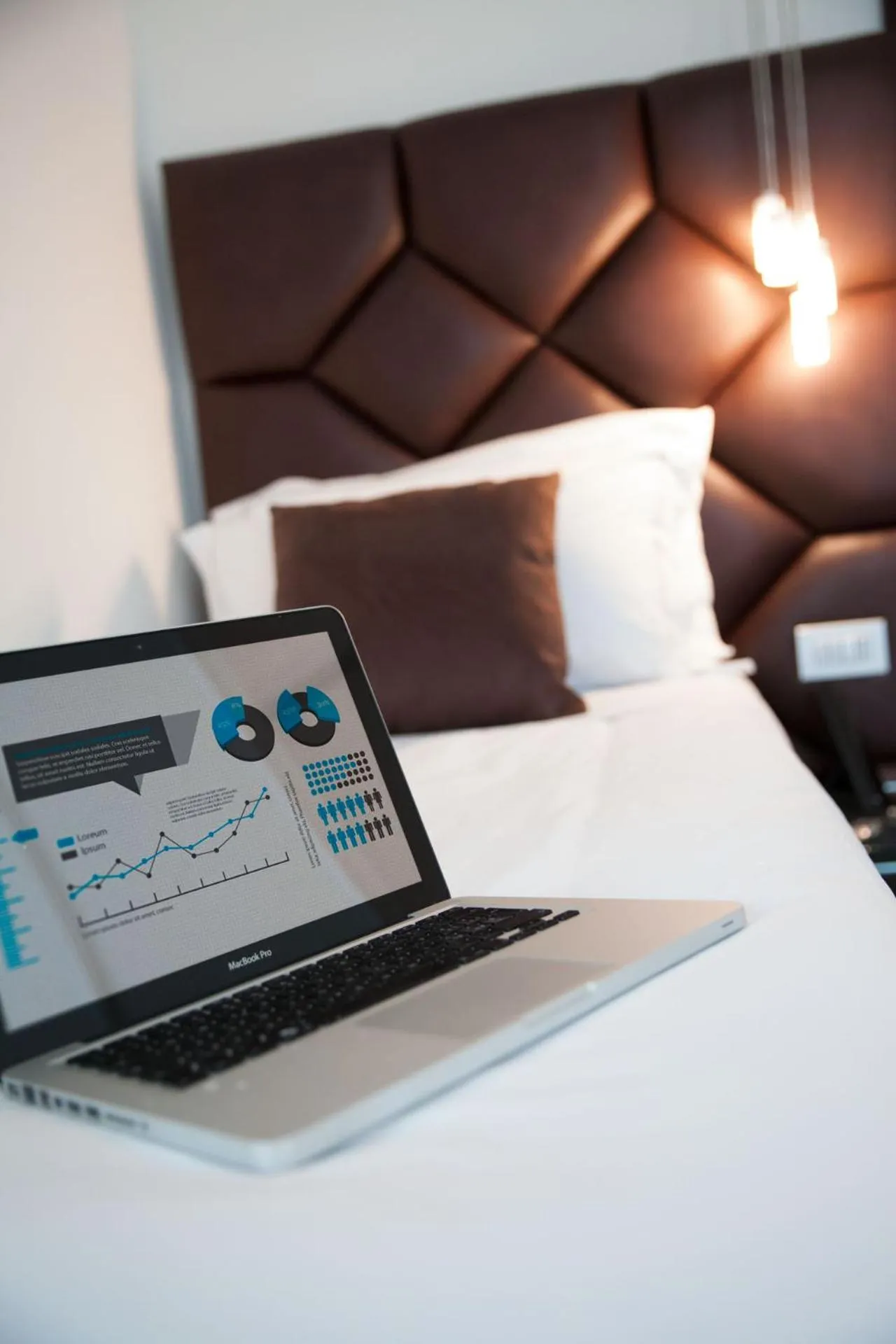 Bed in Sanremo Luxury Suites