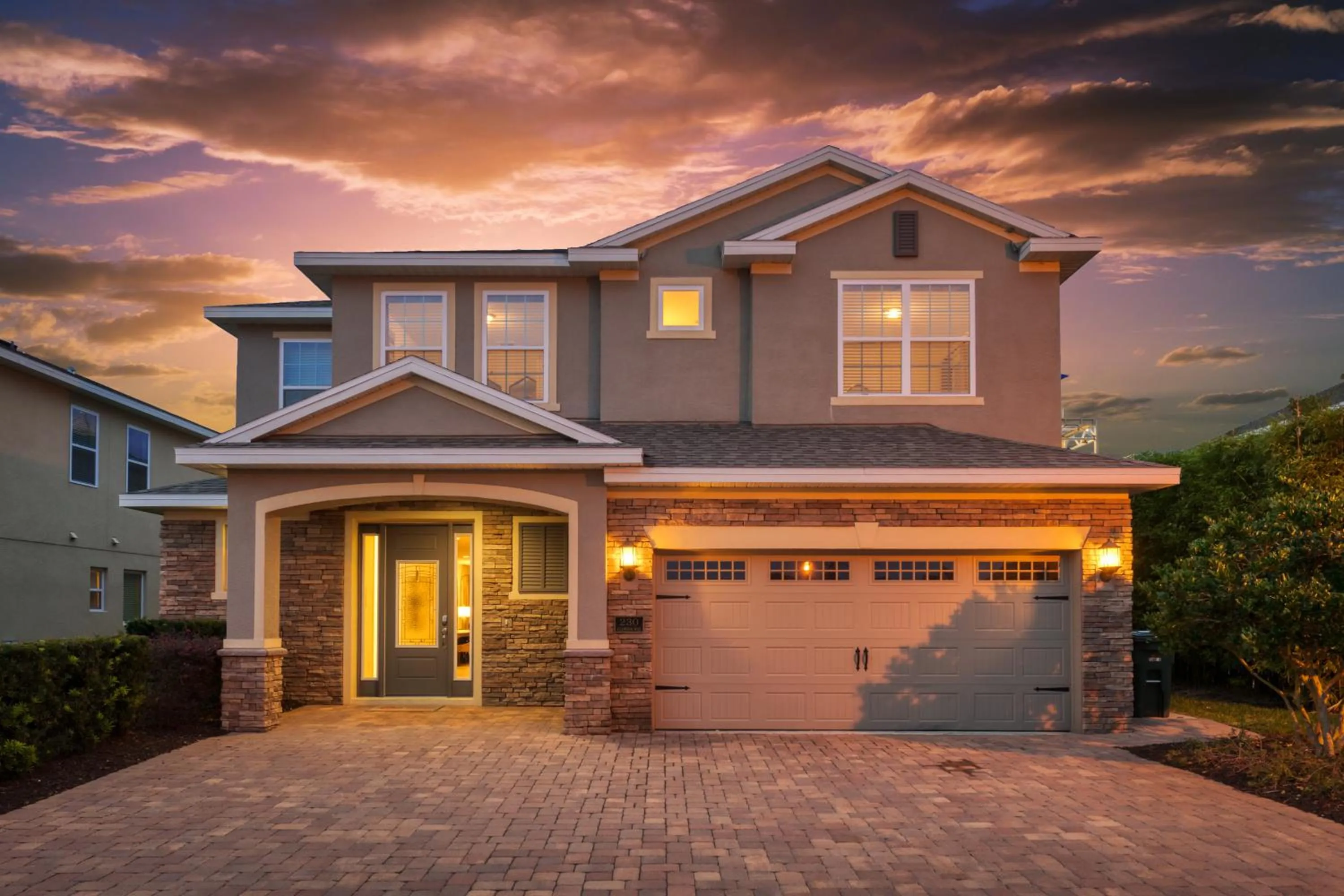 Property building in Encore Resort and Water Park at Reunion by Rentyl