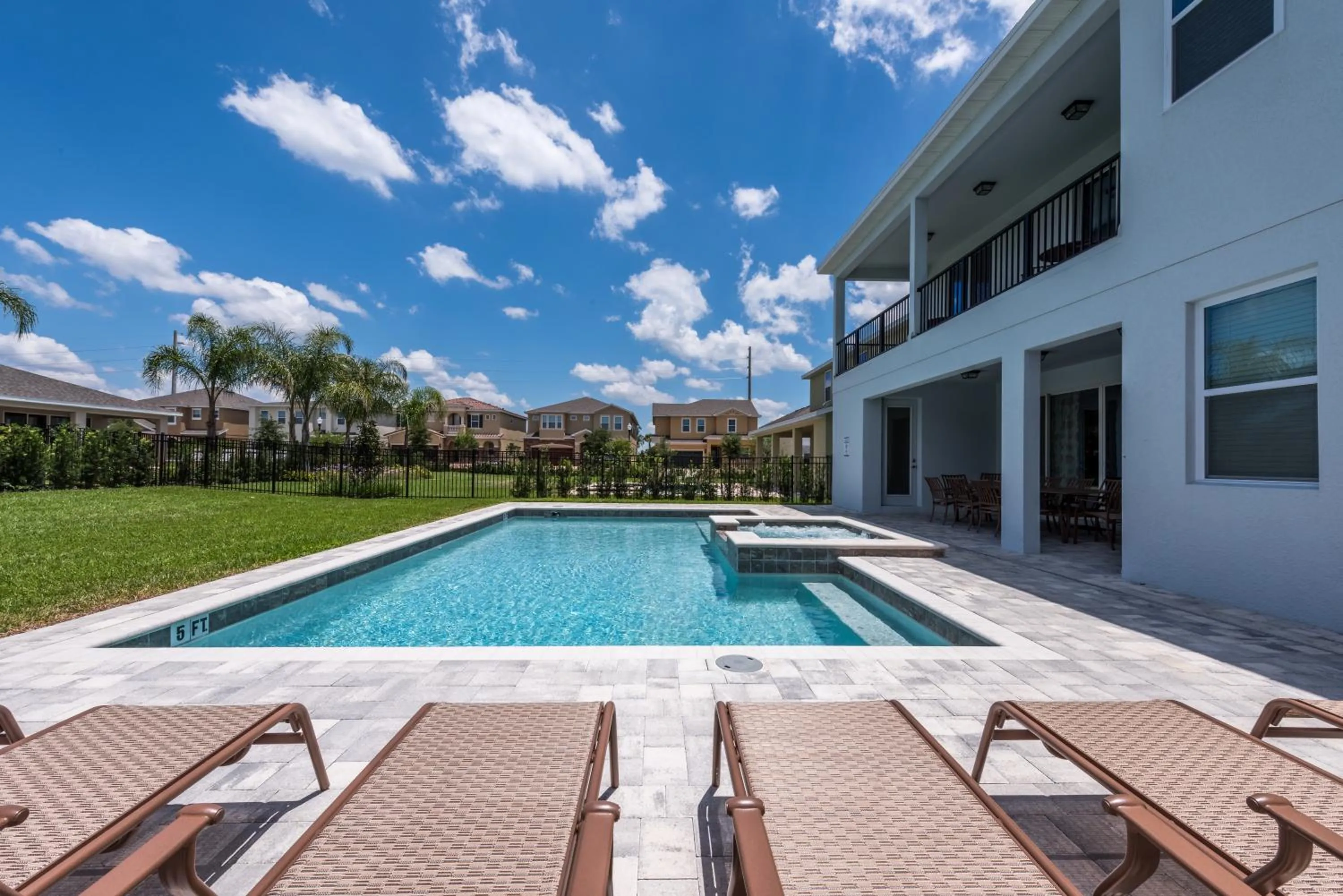 Property building in Encore Resort and Water Park at Reunion by Rentyl