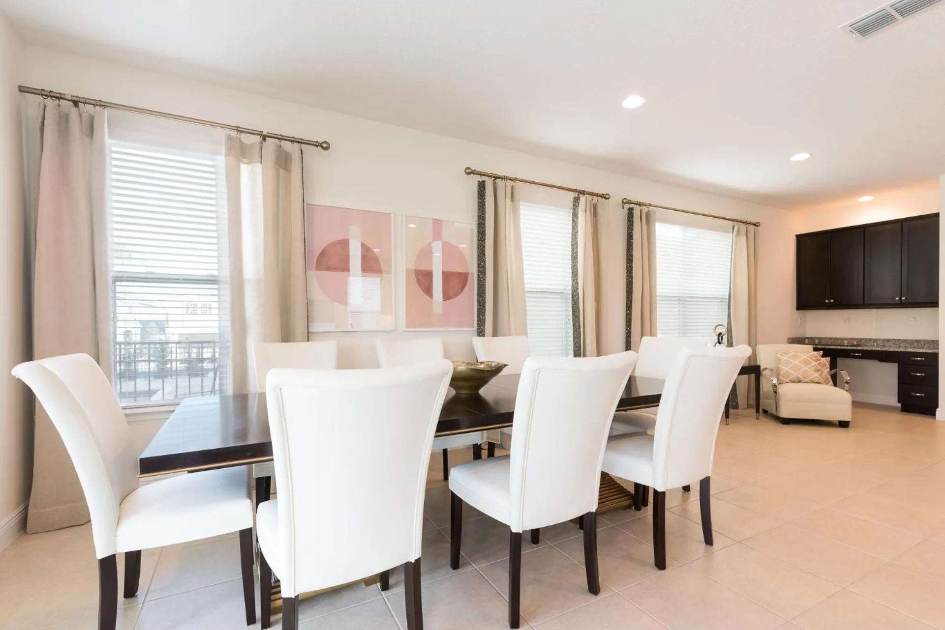 Seating area in Encore Resort and Water Park at Reunion by Rentyl