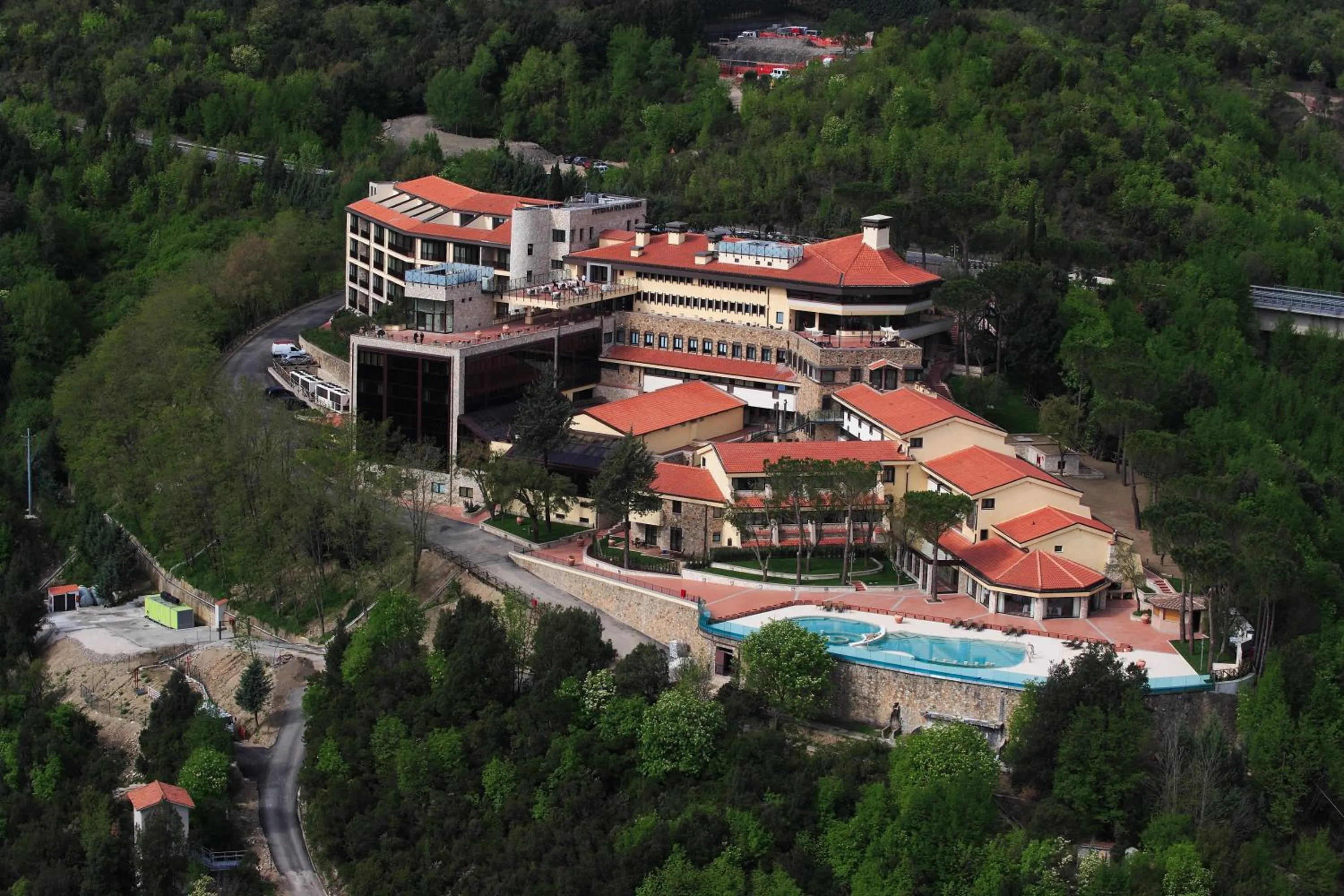 Bird's eye view in Mercure Petriolo Siena Terme Spa Hotel
