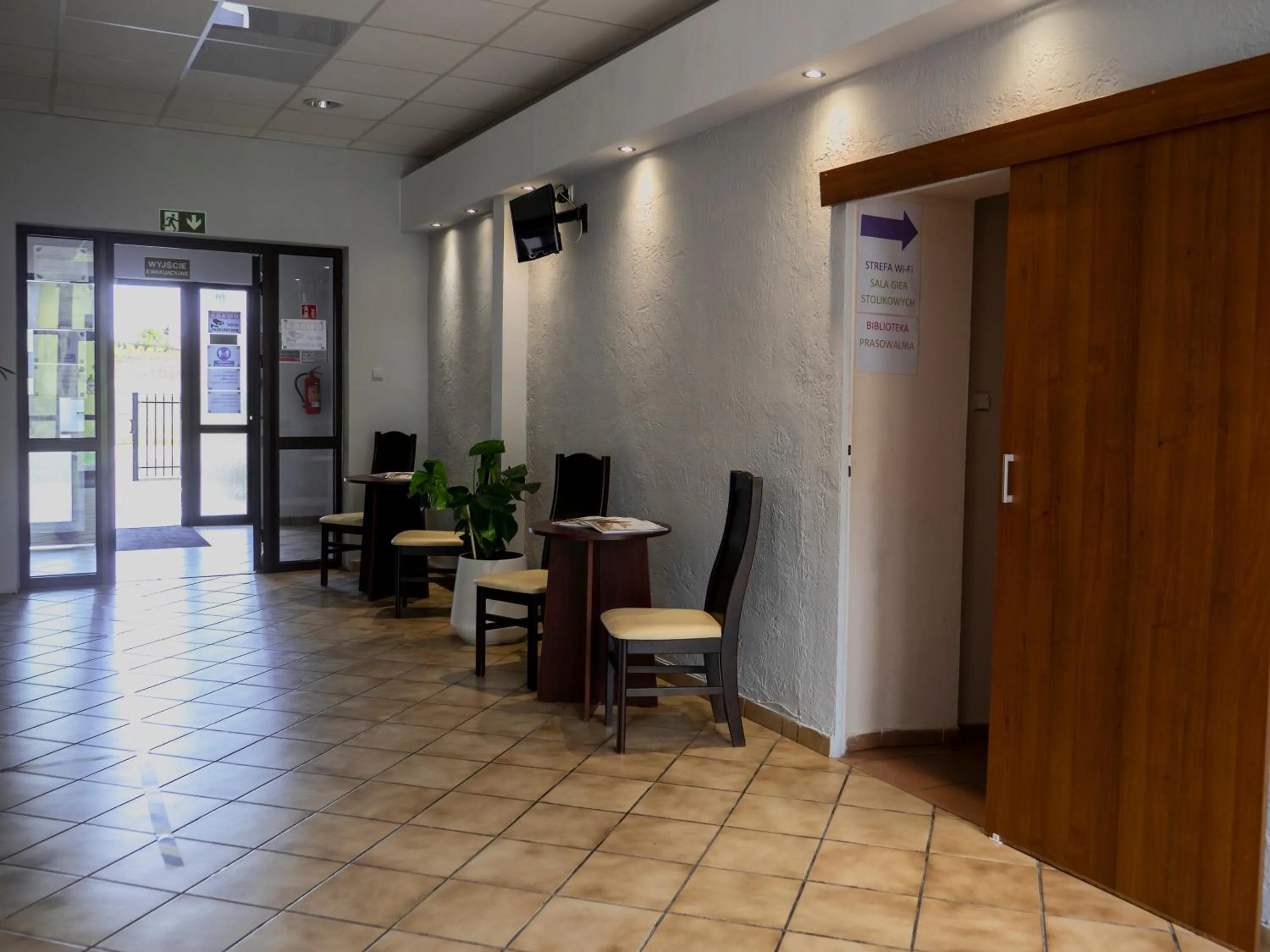 Lobby or reception in Słoneczny Brzeg Natura Tour