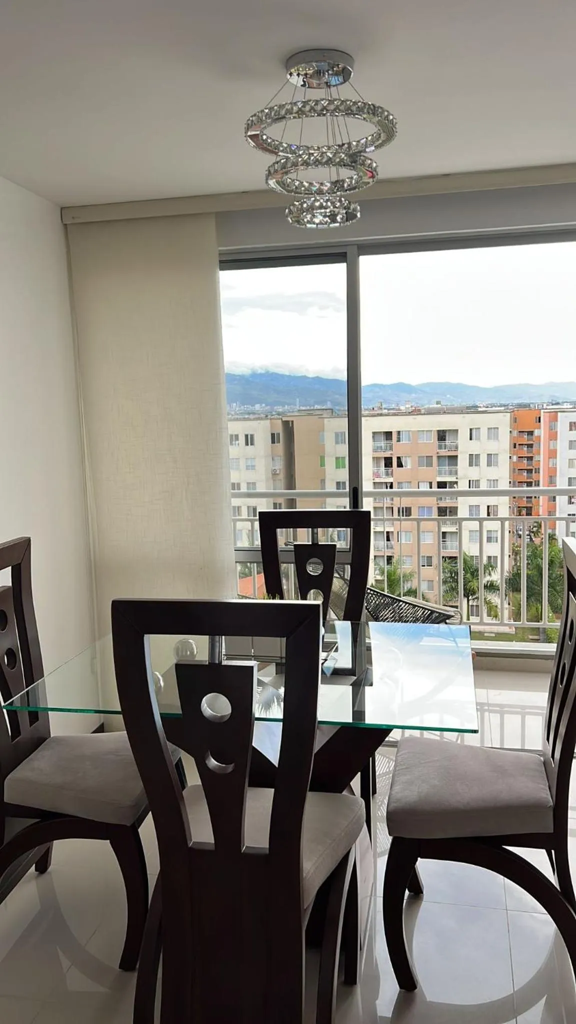 Dining area in Valle del lili cozy apartment