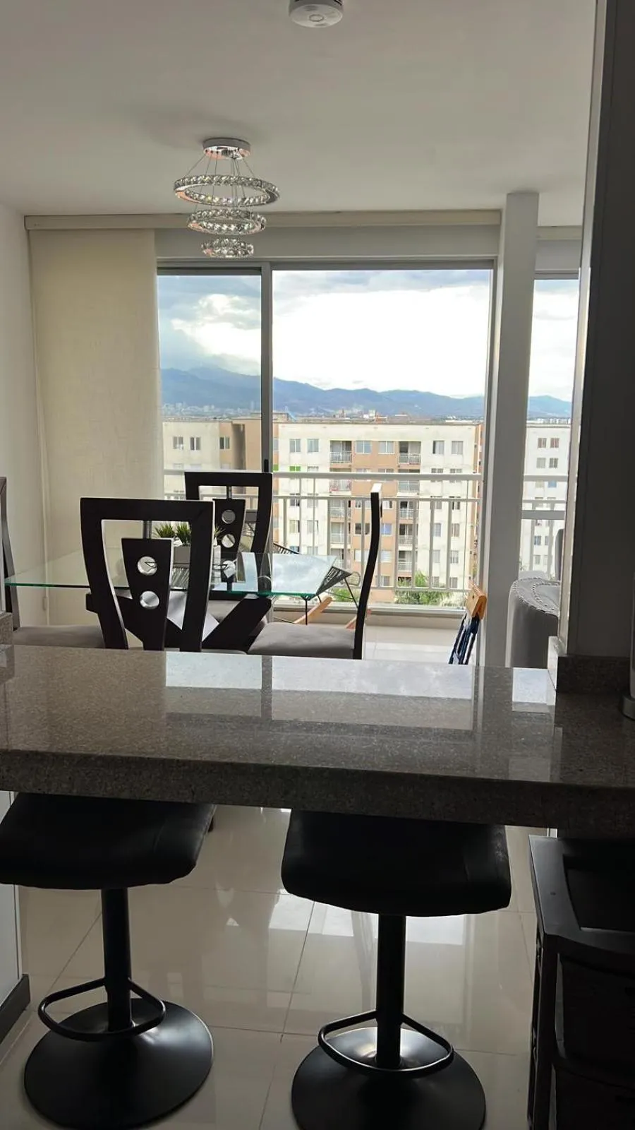 Seating area in Valle del lili cozy apartment