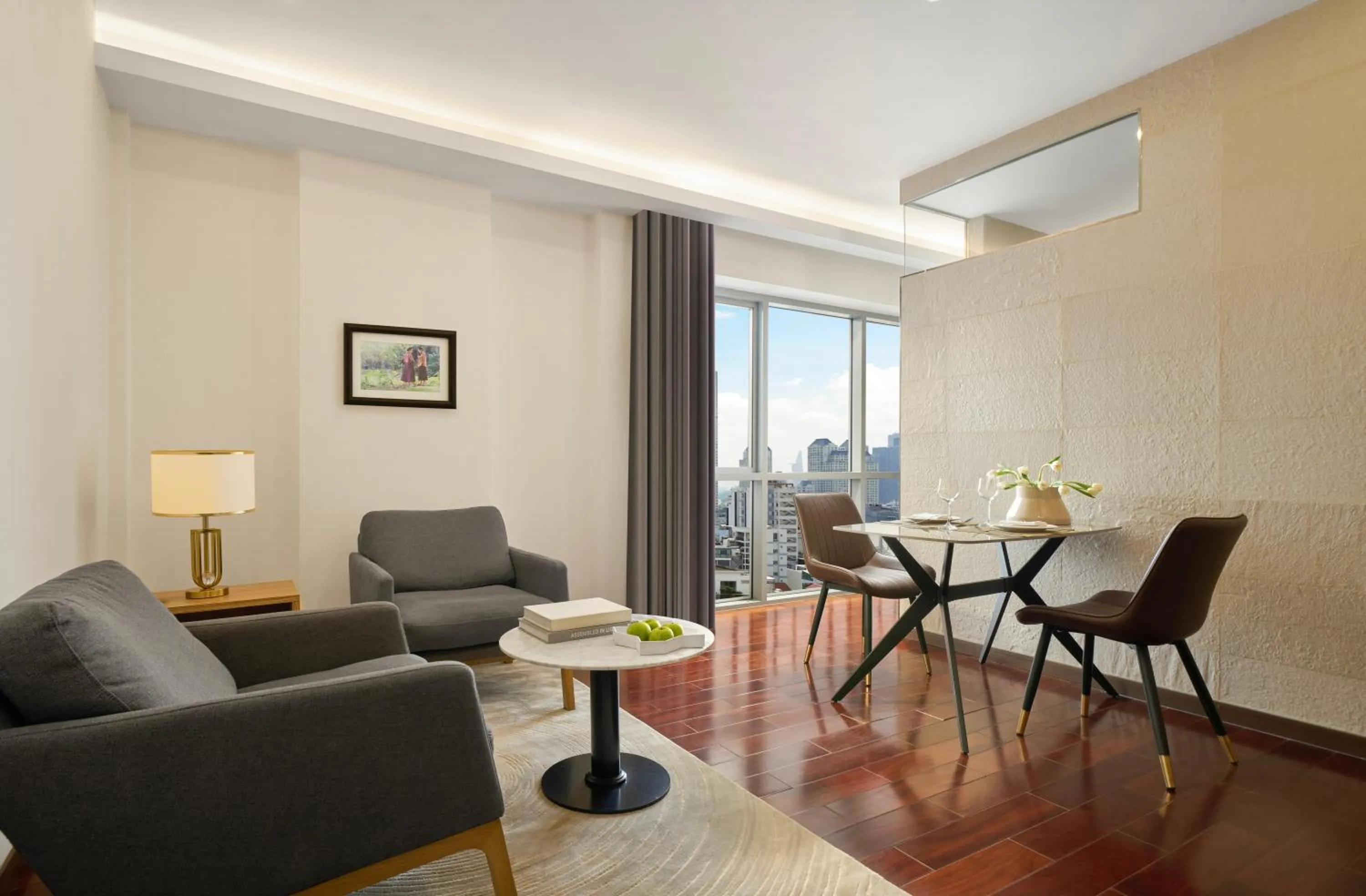 Living room in Oakwood Hotel & Apartments Saigon