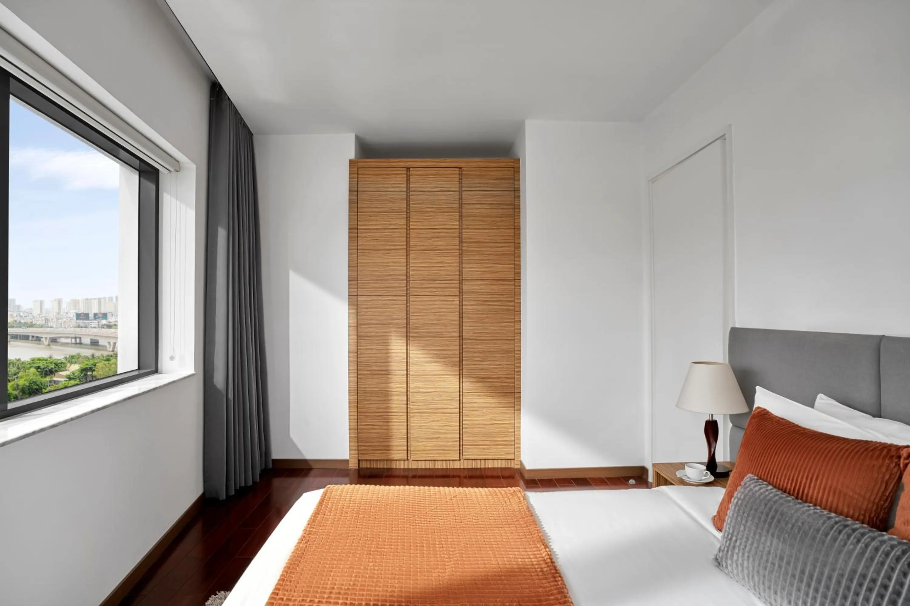 Bedroom, Bed in Oakwood Hotel & Apartments Saigon