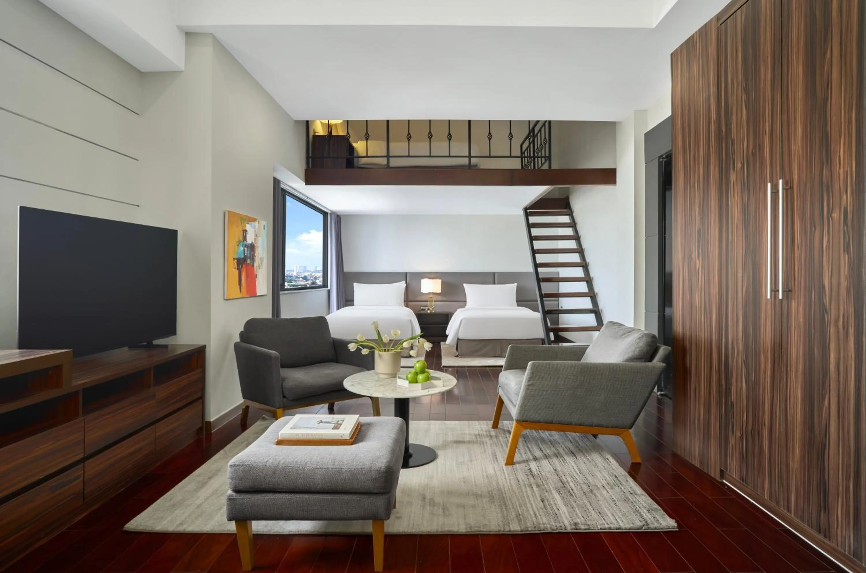 Living room in Oakwood Hotel & Apartments Saigon