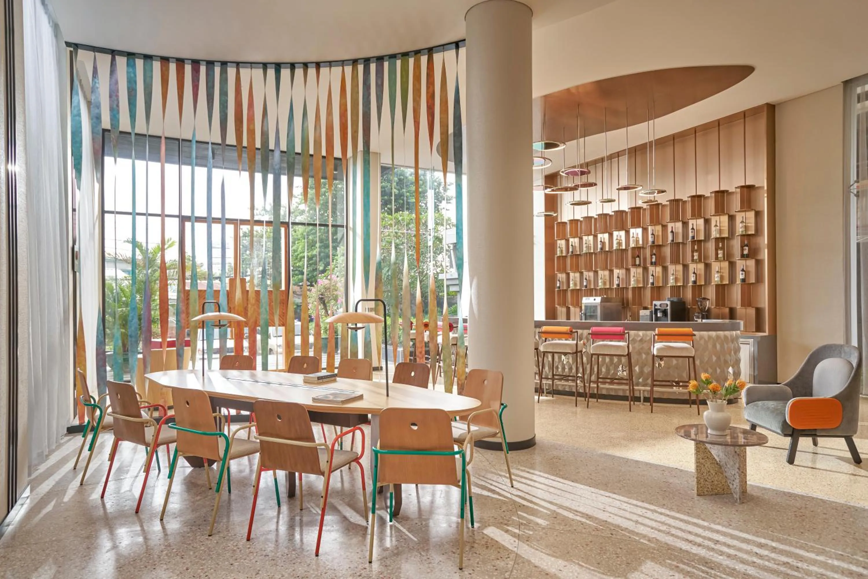 Lobby or reception in Oakwood Hotel & Apartments Saigon