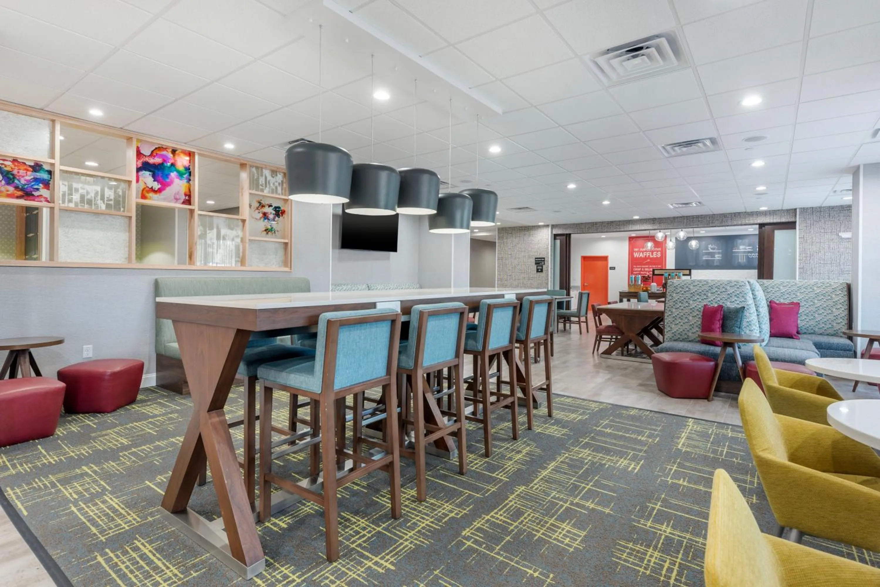 Seating area in Hampton Inn Harker Heights