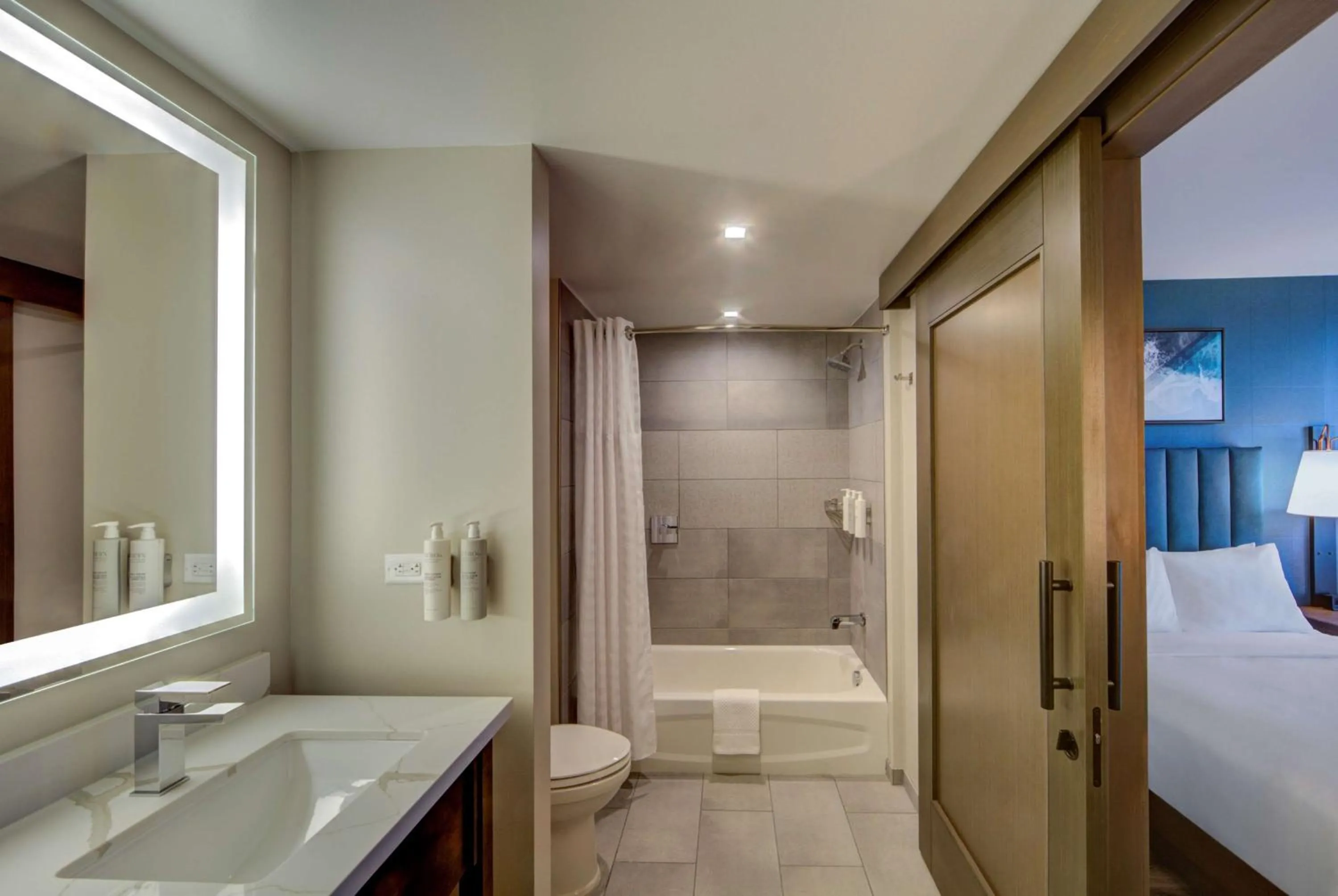 Bathroom in Embassy Suites By Hilton Virginia Beach Oceanfront Resort