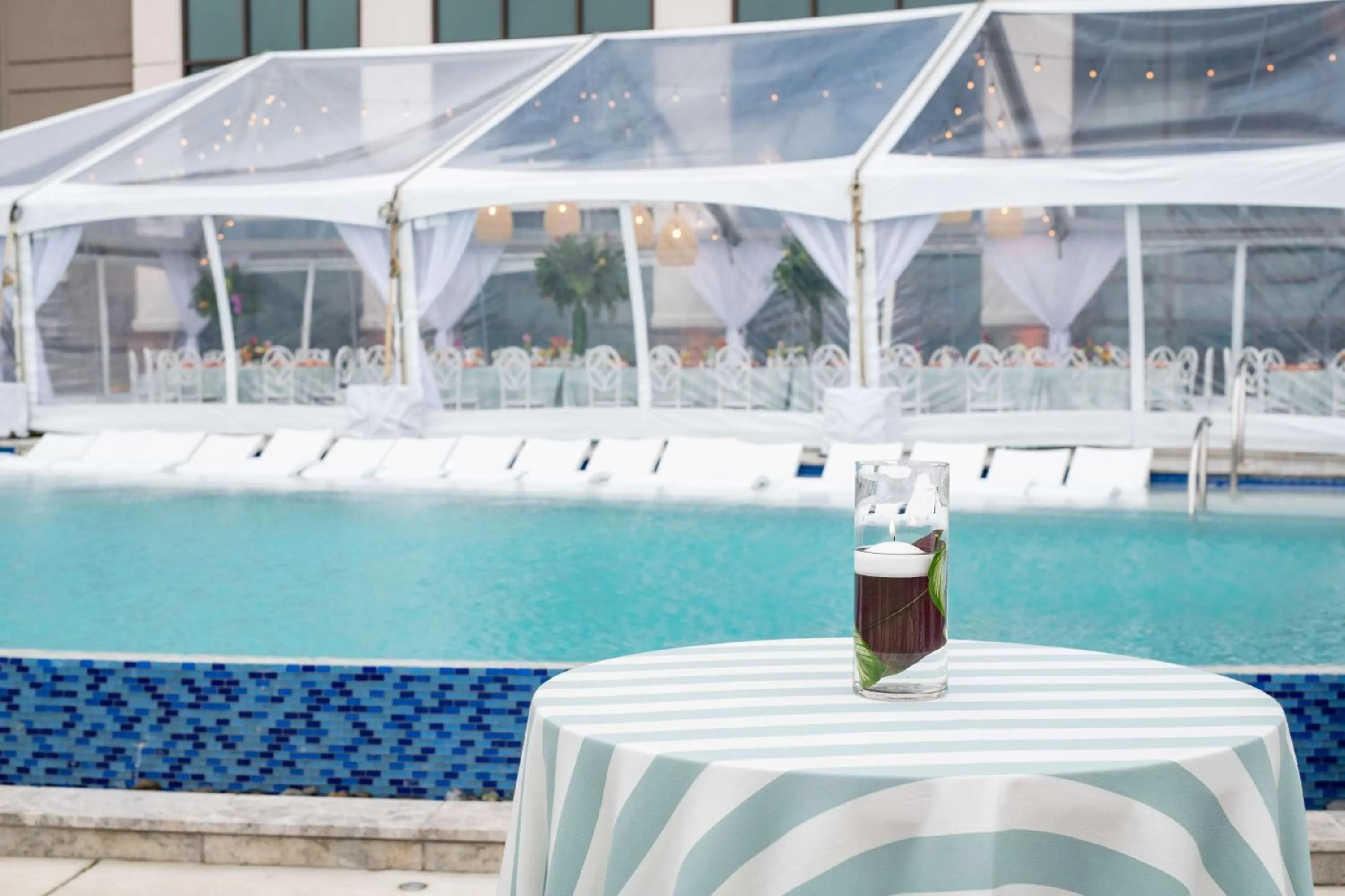 Pool view in Embassy Suites By Hilton Virginia Beach Oceanfront Resort