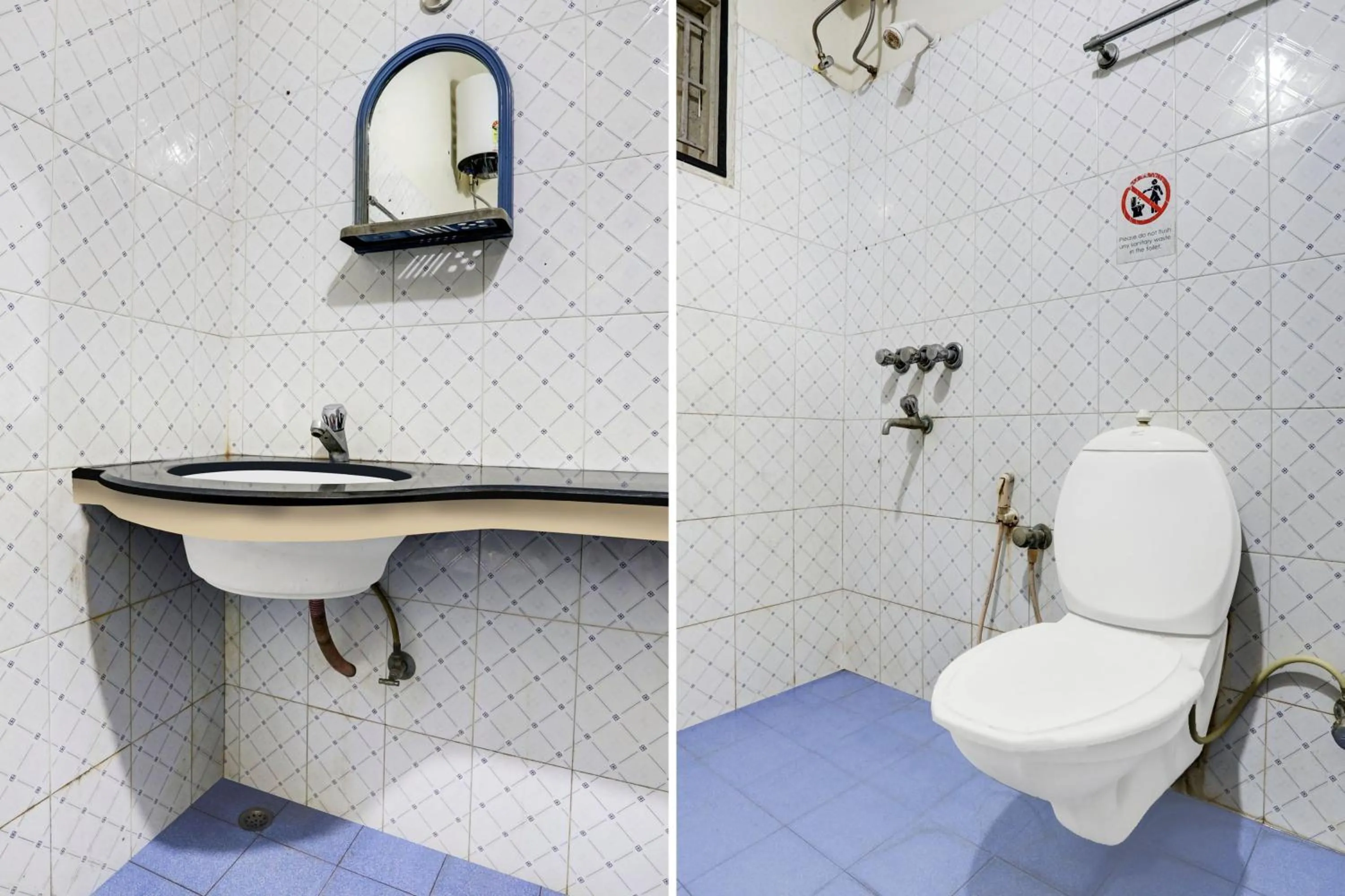 Bathroom in Super Hotel O Ashok Nagar Near JNTU College