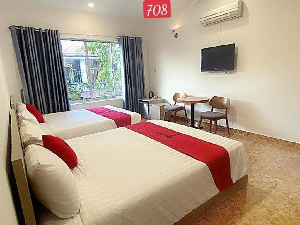 Bed in VND Vũng Tàu Hotel & Villa