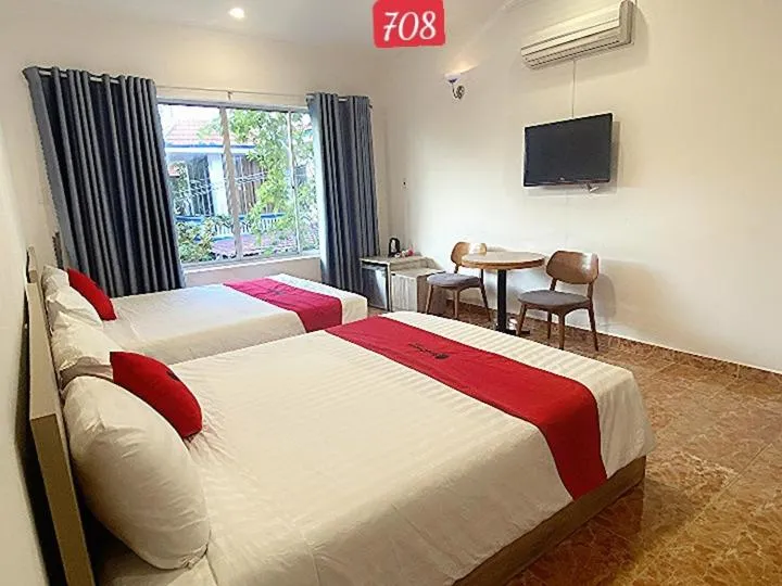 Bed in VND Vũng Tàu Hotel & Villa