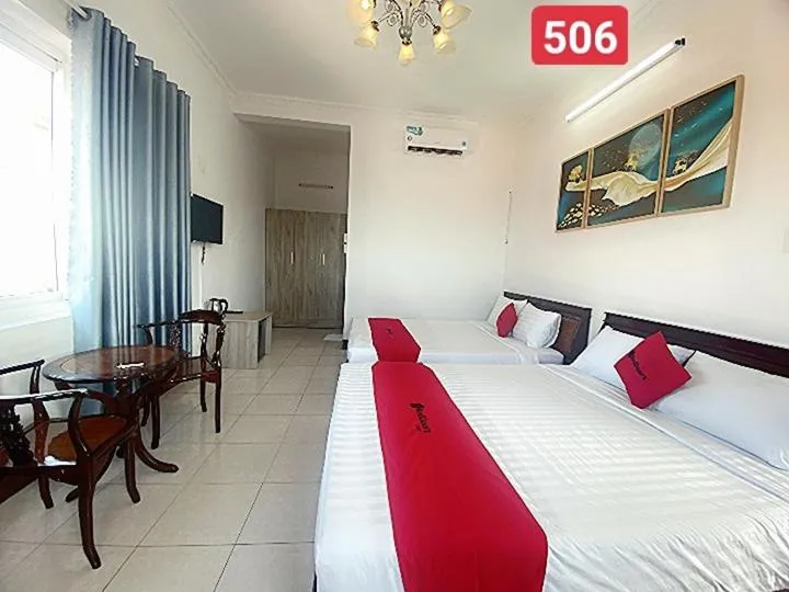 Bed in VND Vũng Tàu Hotel & Villa