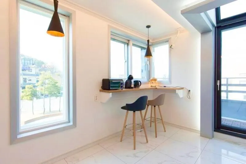 Kitchen or kitchenette in W Premium Guesthouse Incheon airport