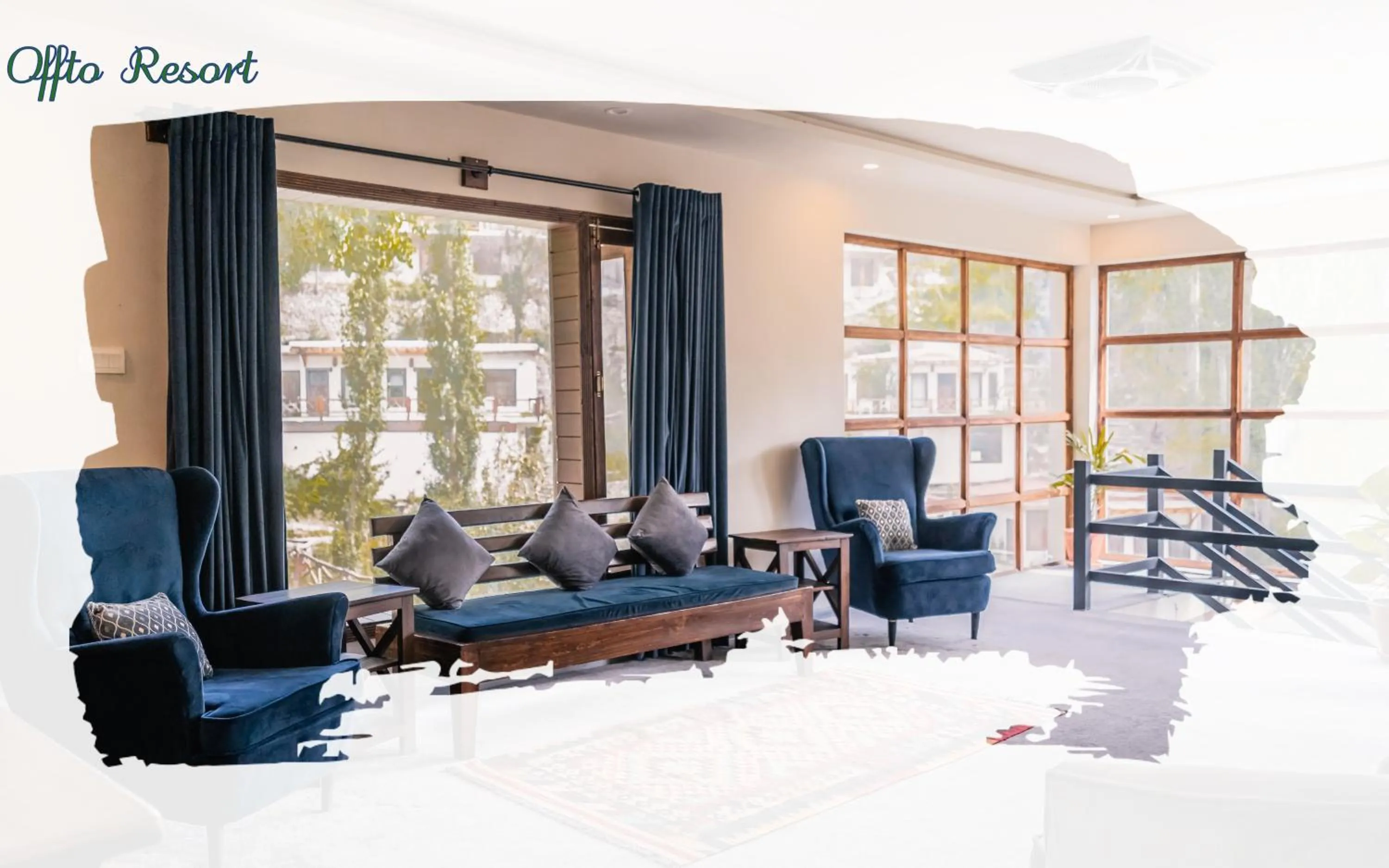 Living room in Offto Resort Hunza