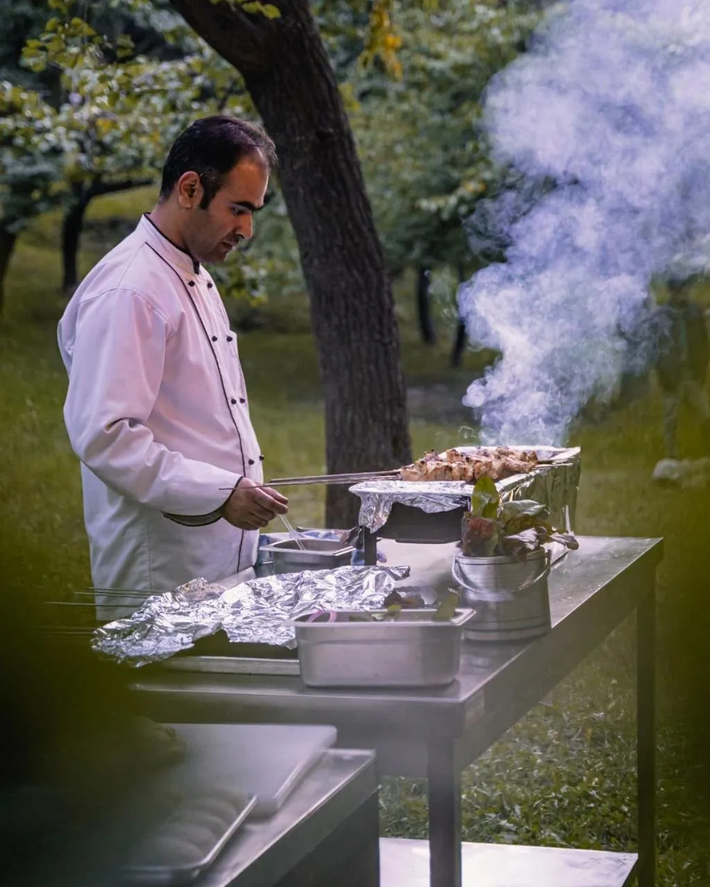 BBQ facilities in Offto Resort Hunza