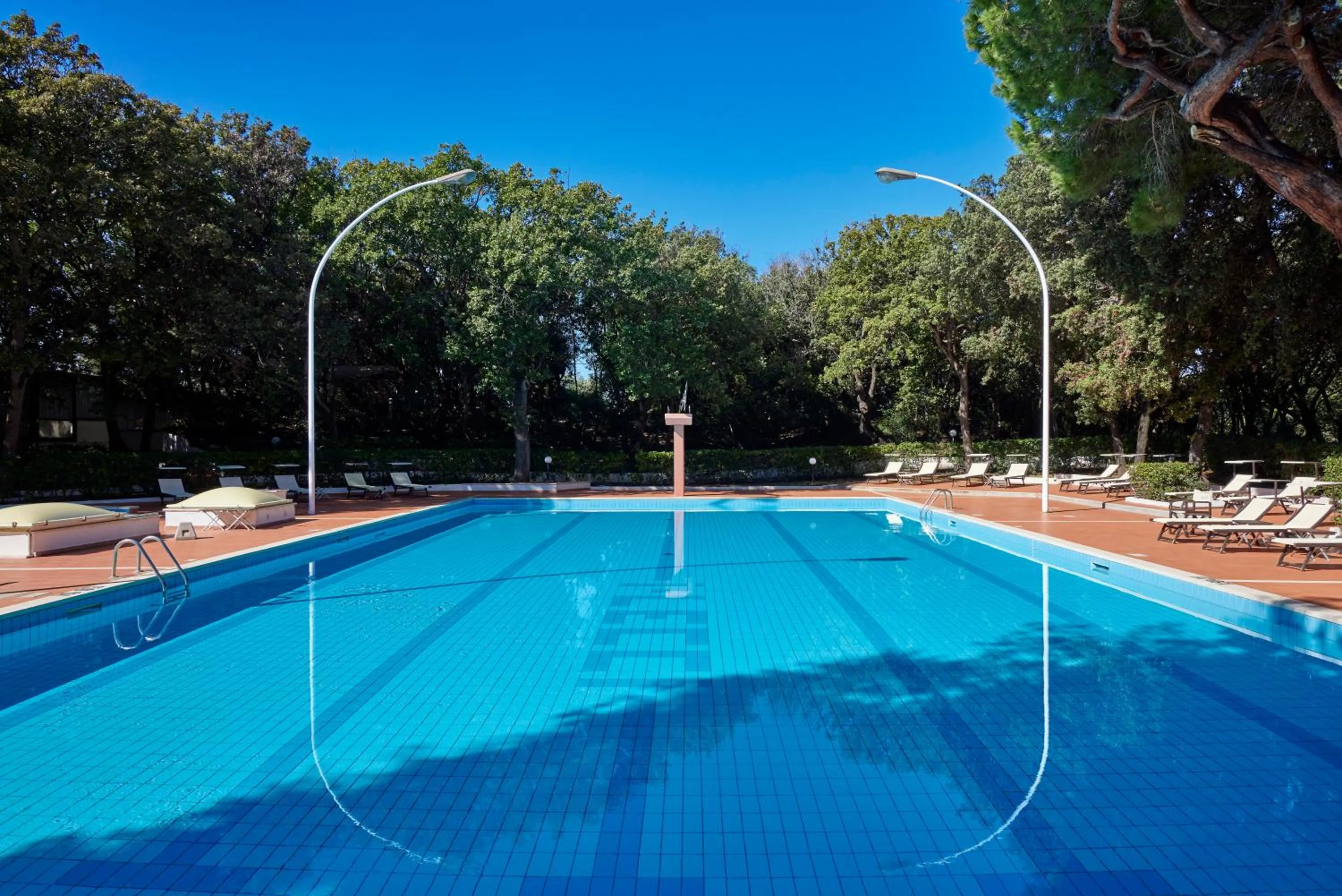 Swimming pool in Park Hotel I Lecci