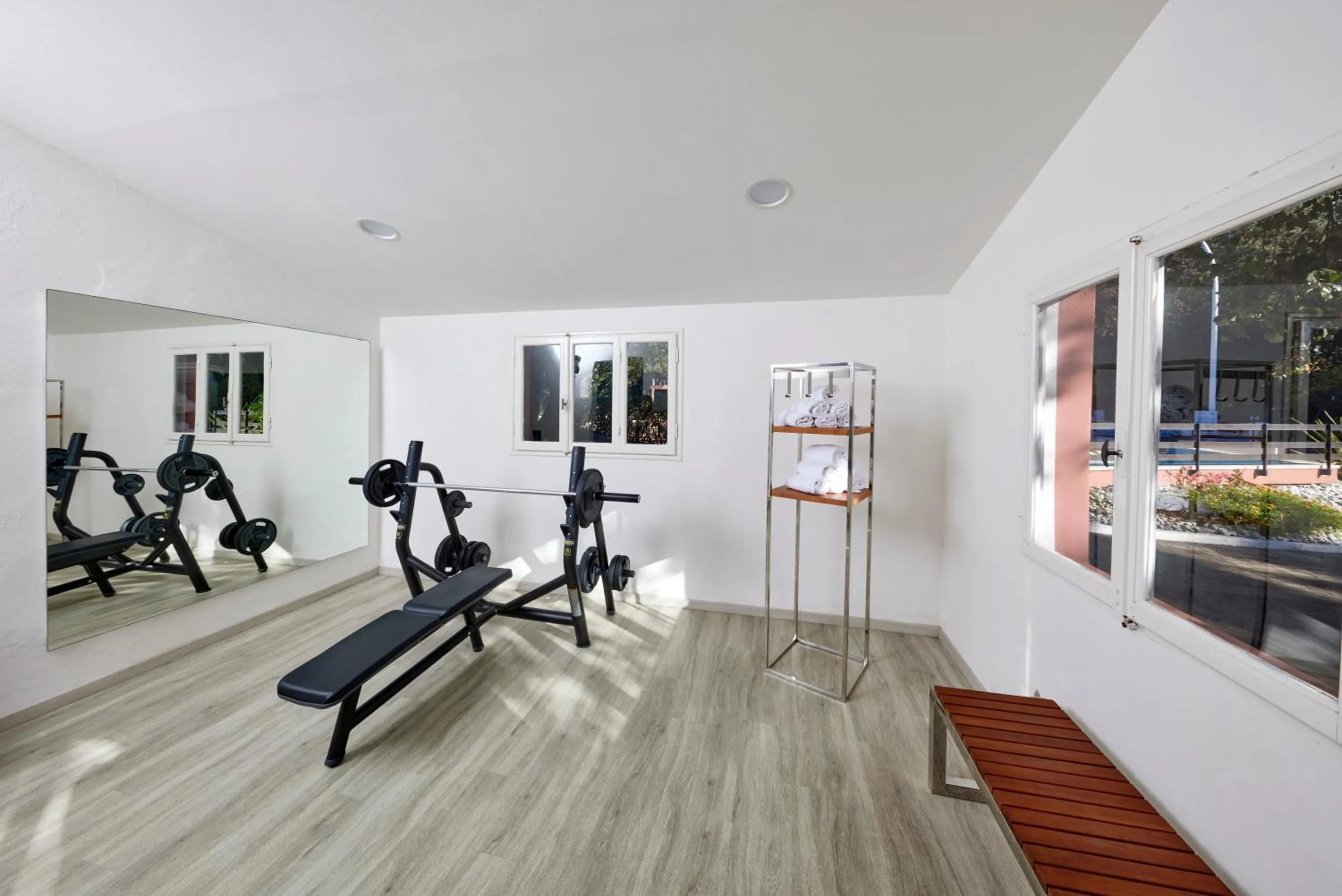 Fitness centre/facilities in Park Hotel I Lecci
