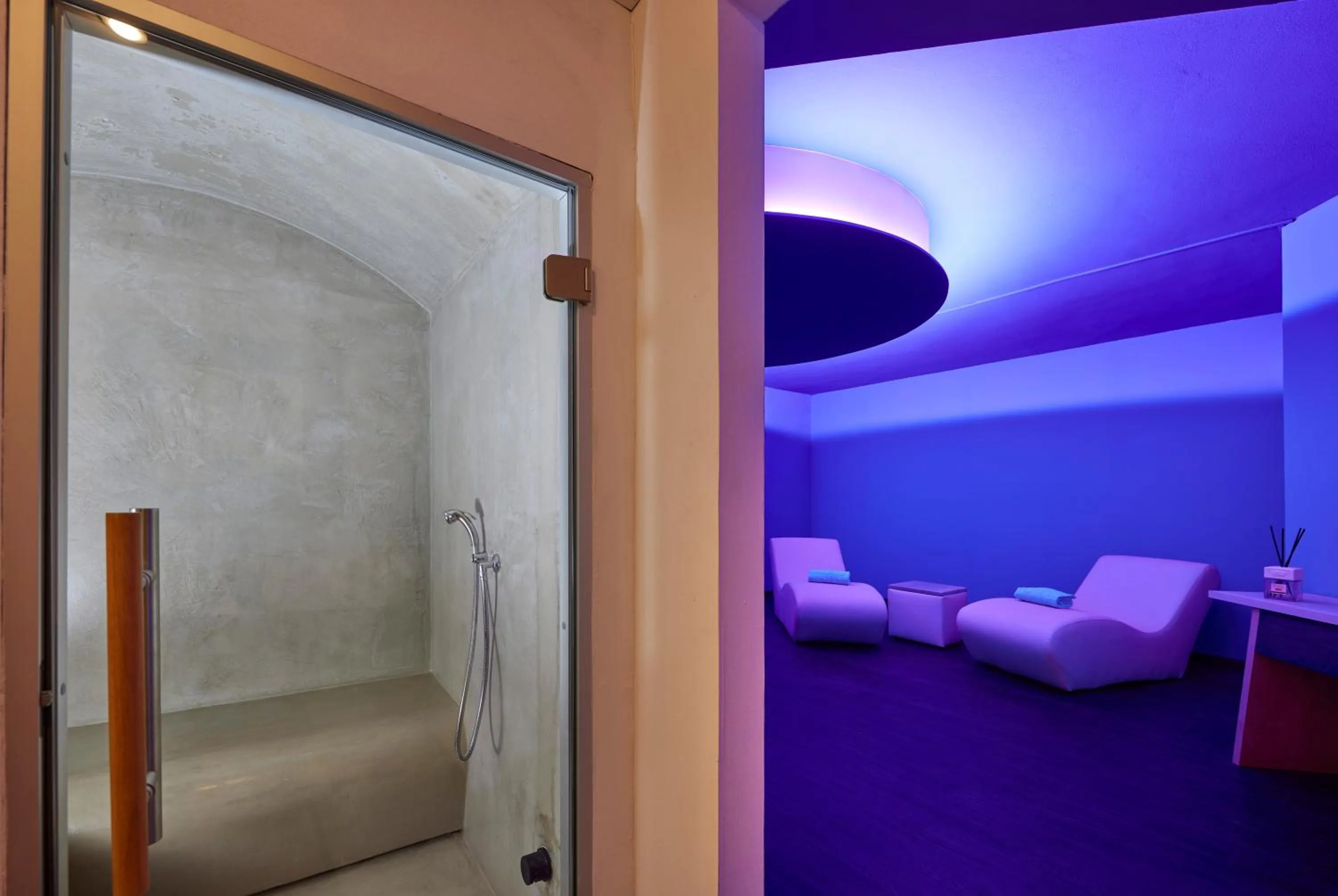 Sauna in Park Hotel I Lecci