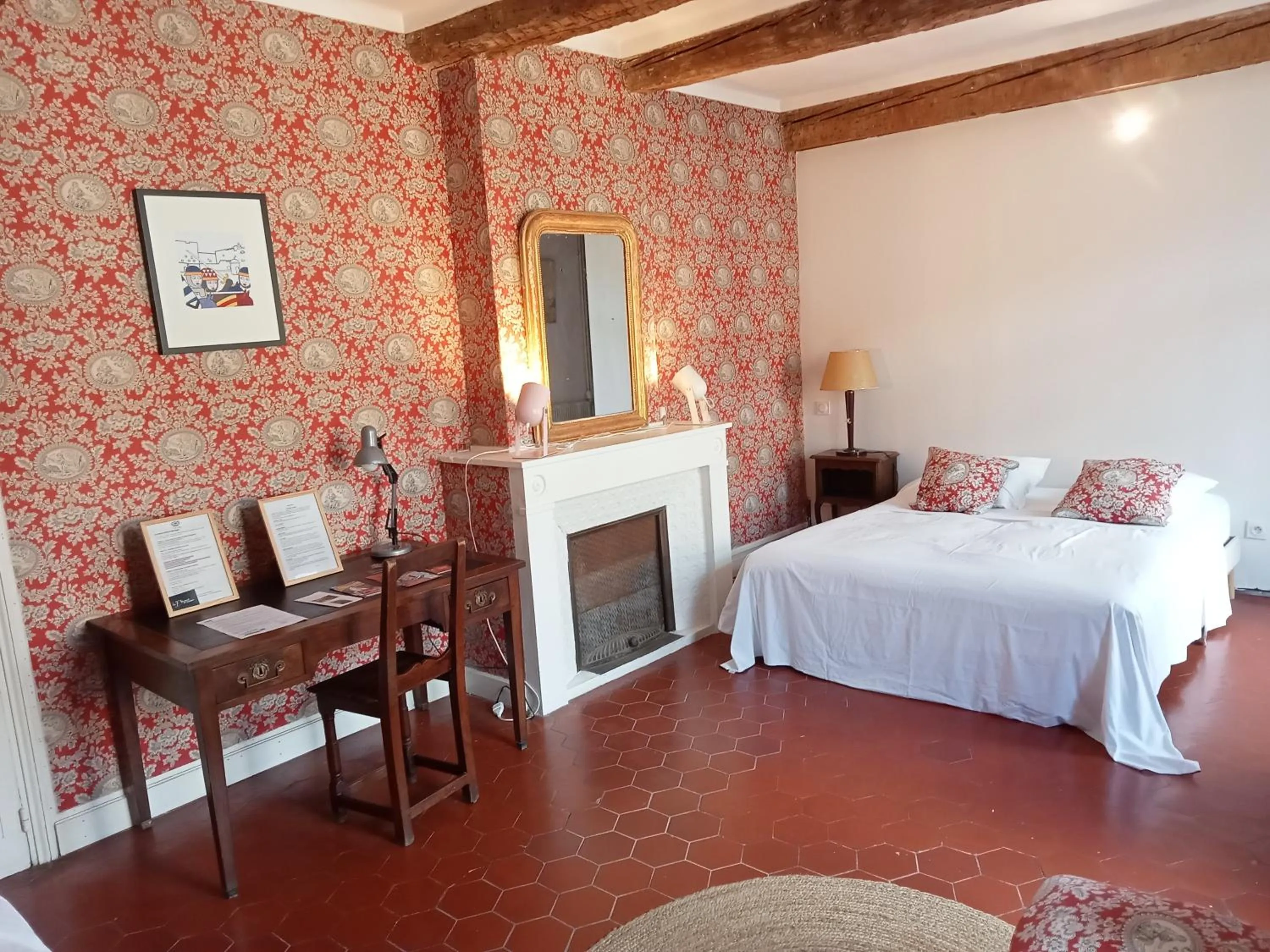 Bed in Le Mas Palegry Chambres d'hôtes Perpignan