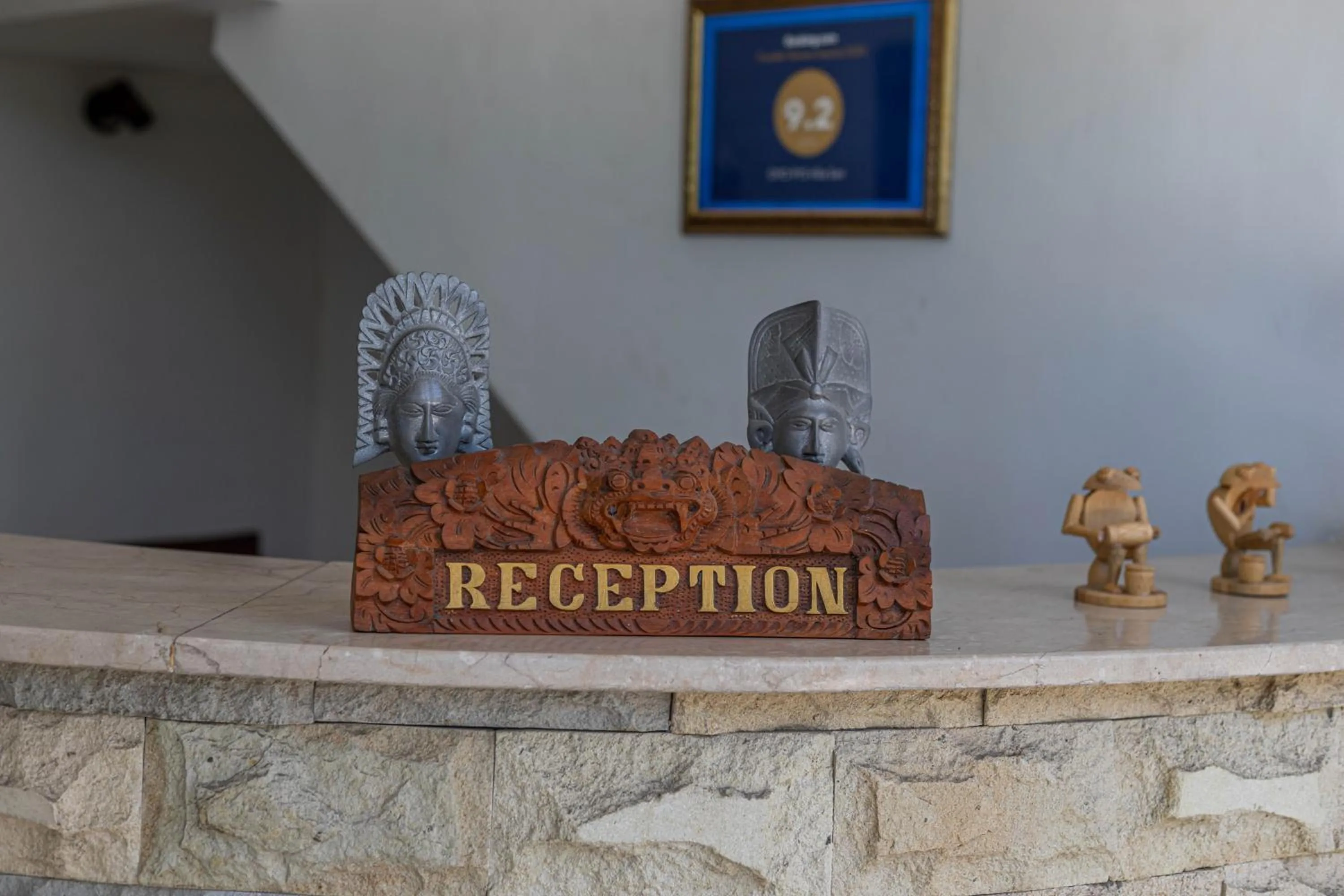 Lobby or reception in Surf Retreat Villa Sari Bali