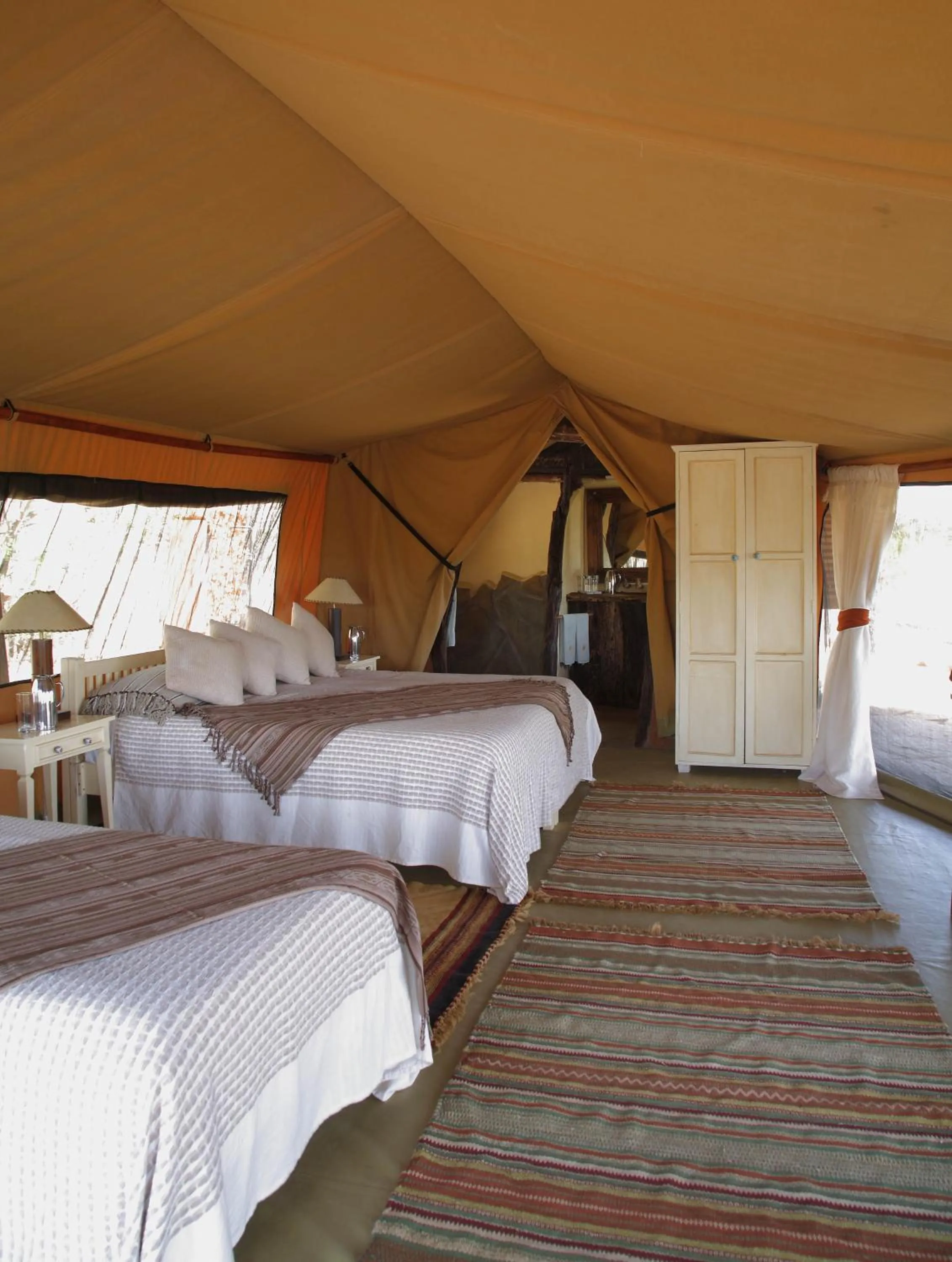 Bed in Elewana Lewa Safari Camp