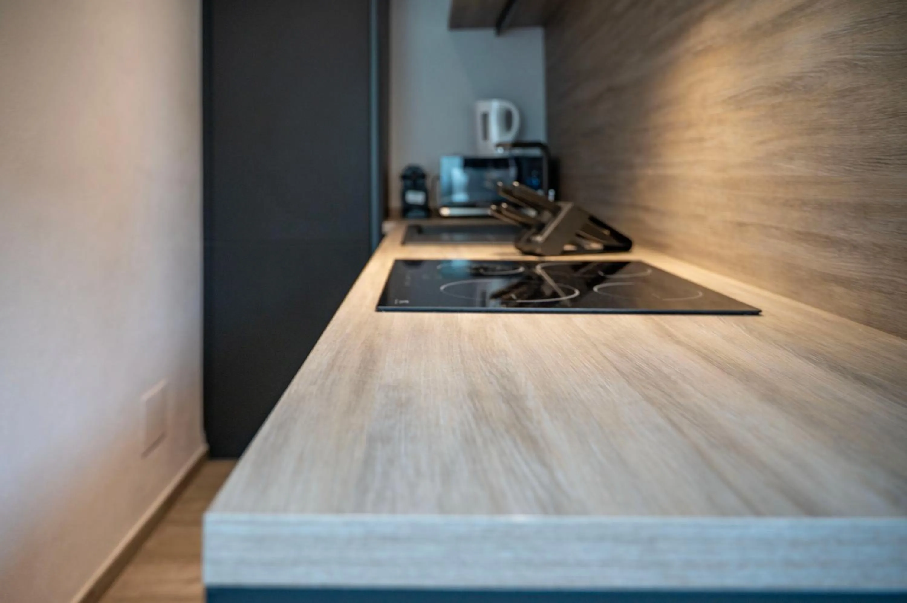 Kitchen or kitchenette in Residence Via Di Francia