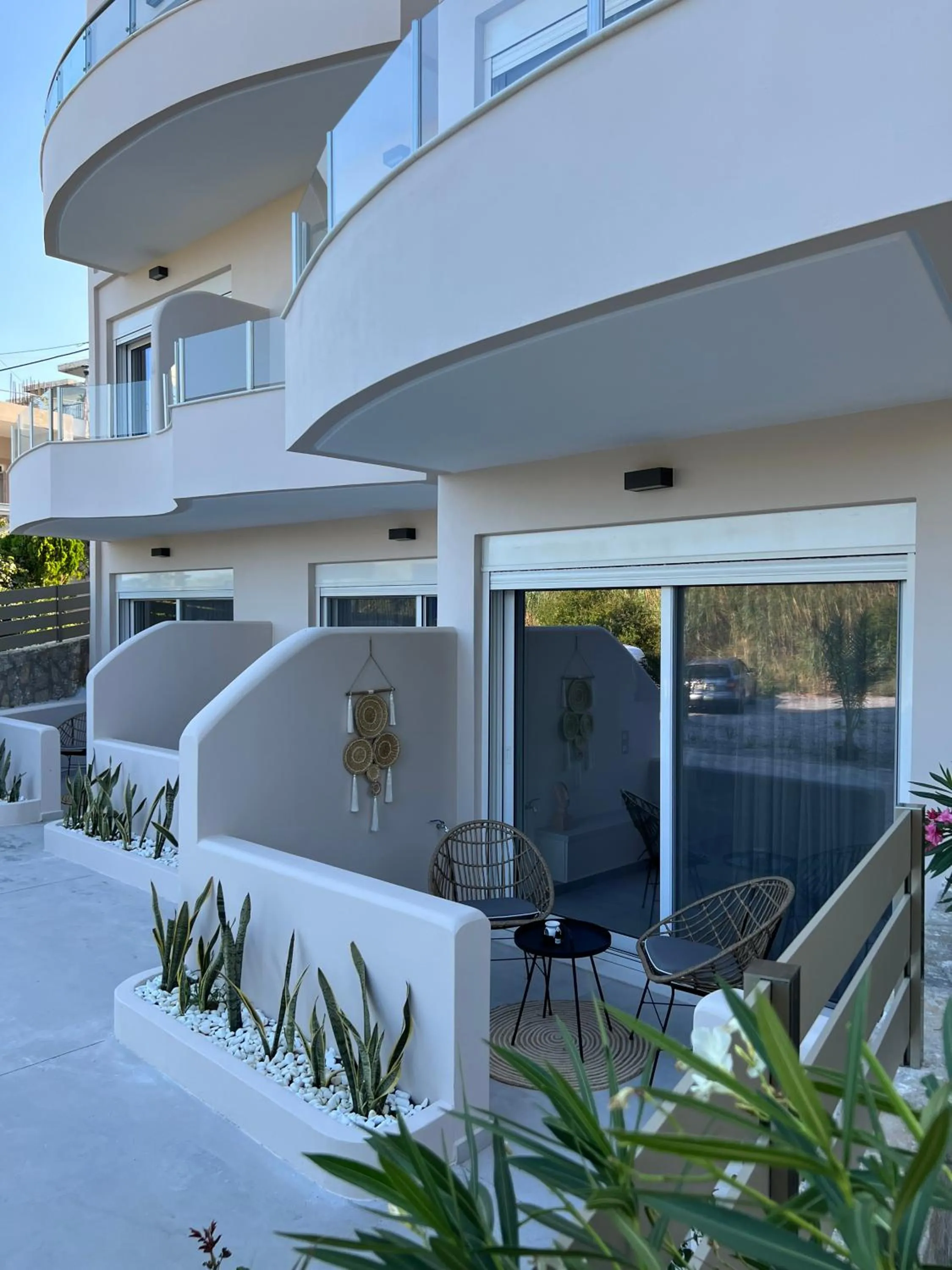 Patio in Aelia Apartments