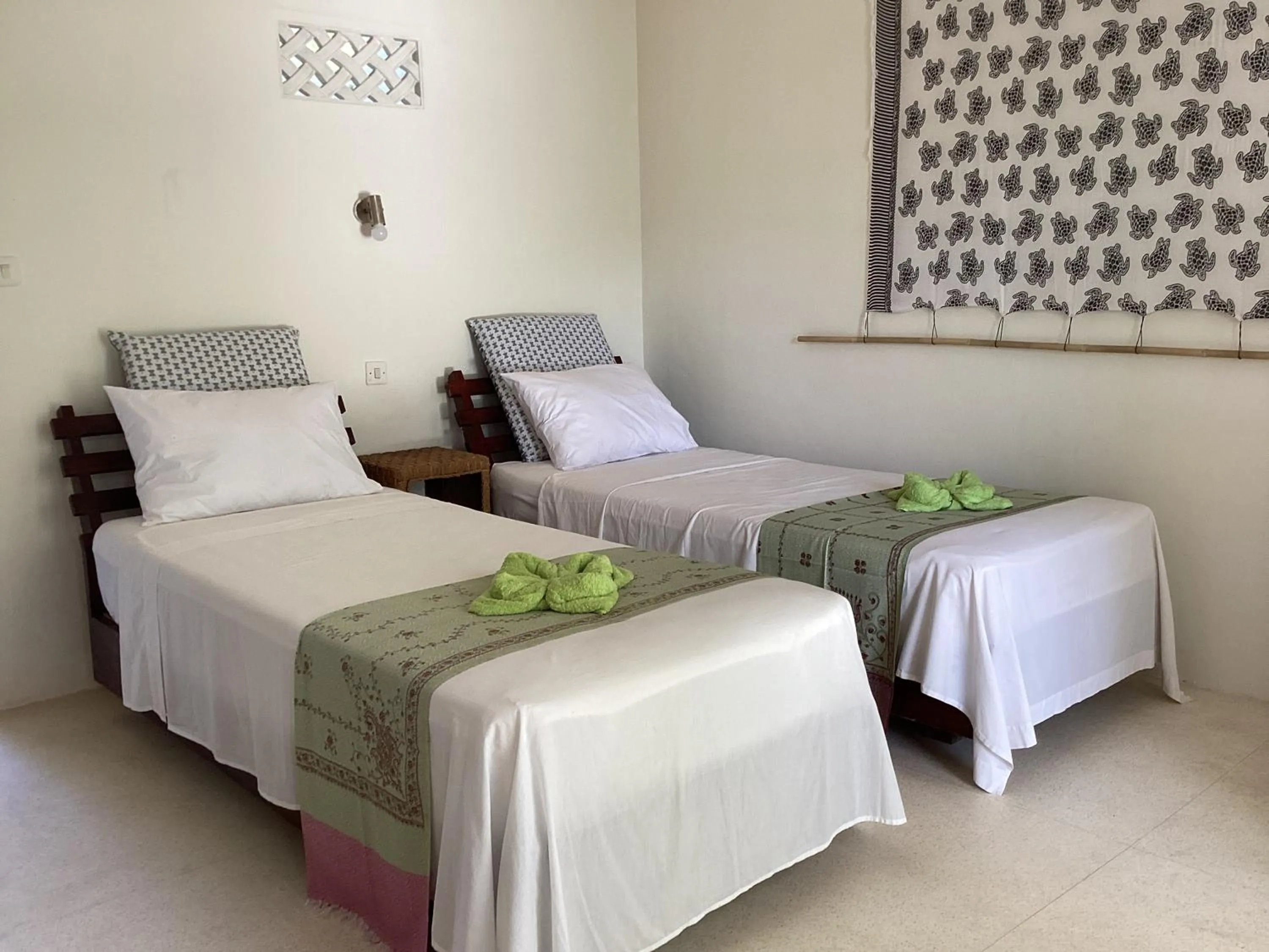 Bed in Juliantos by the sea