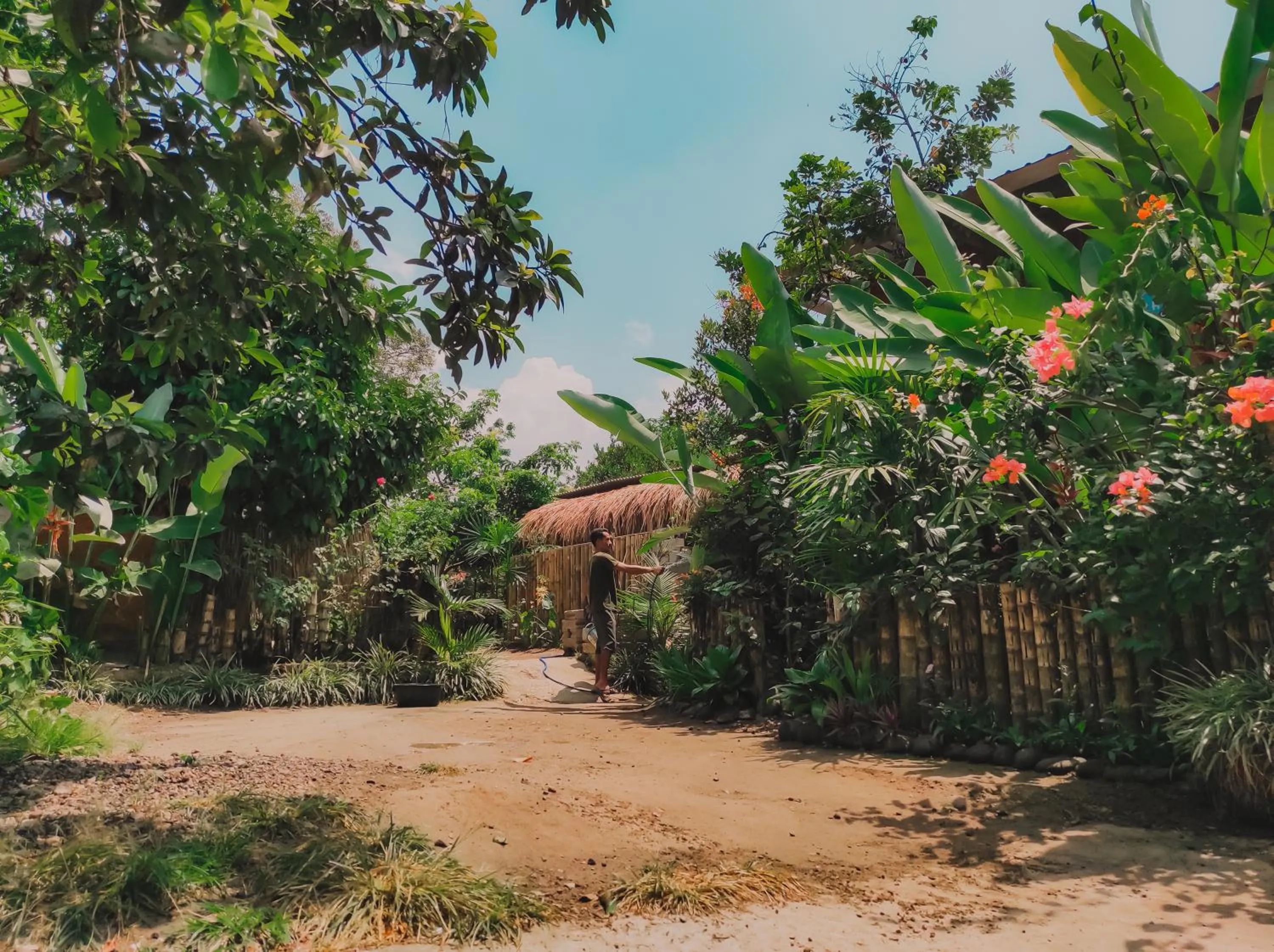 Inner courtyard view in Tastura Homestay