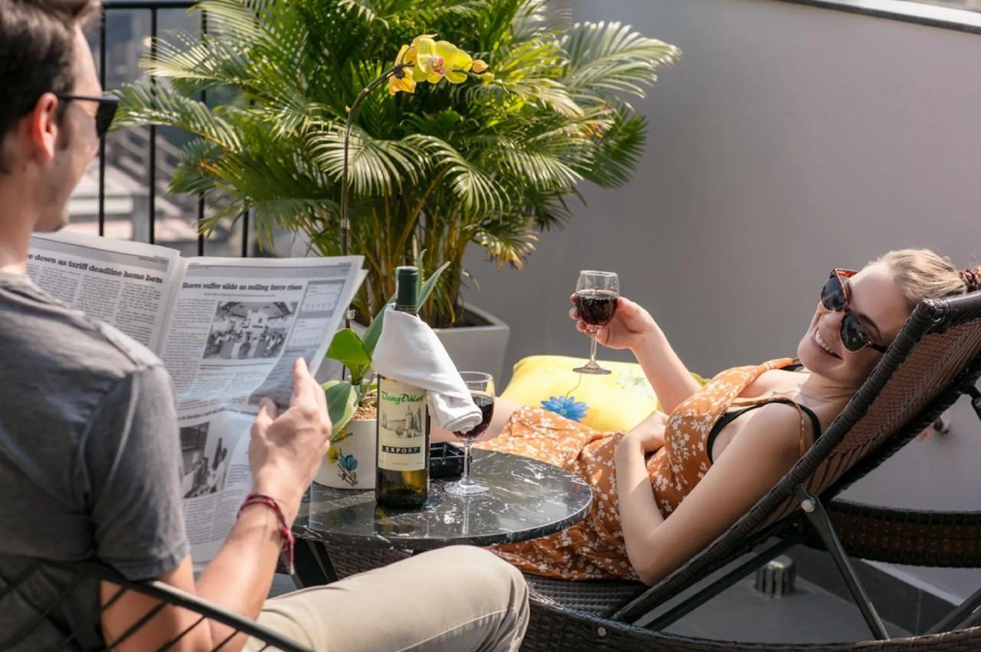 Balcony/Terrace in Hanoi Vacanza Premier Hotel